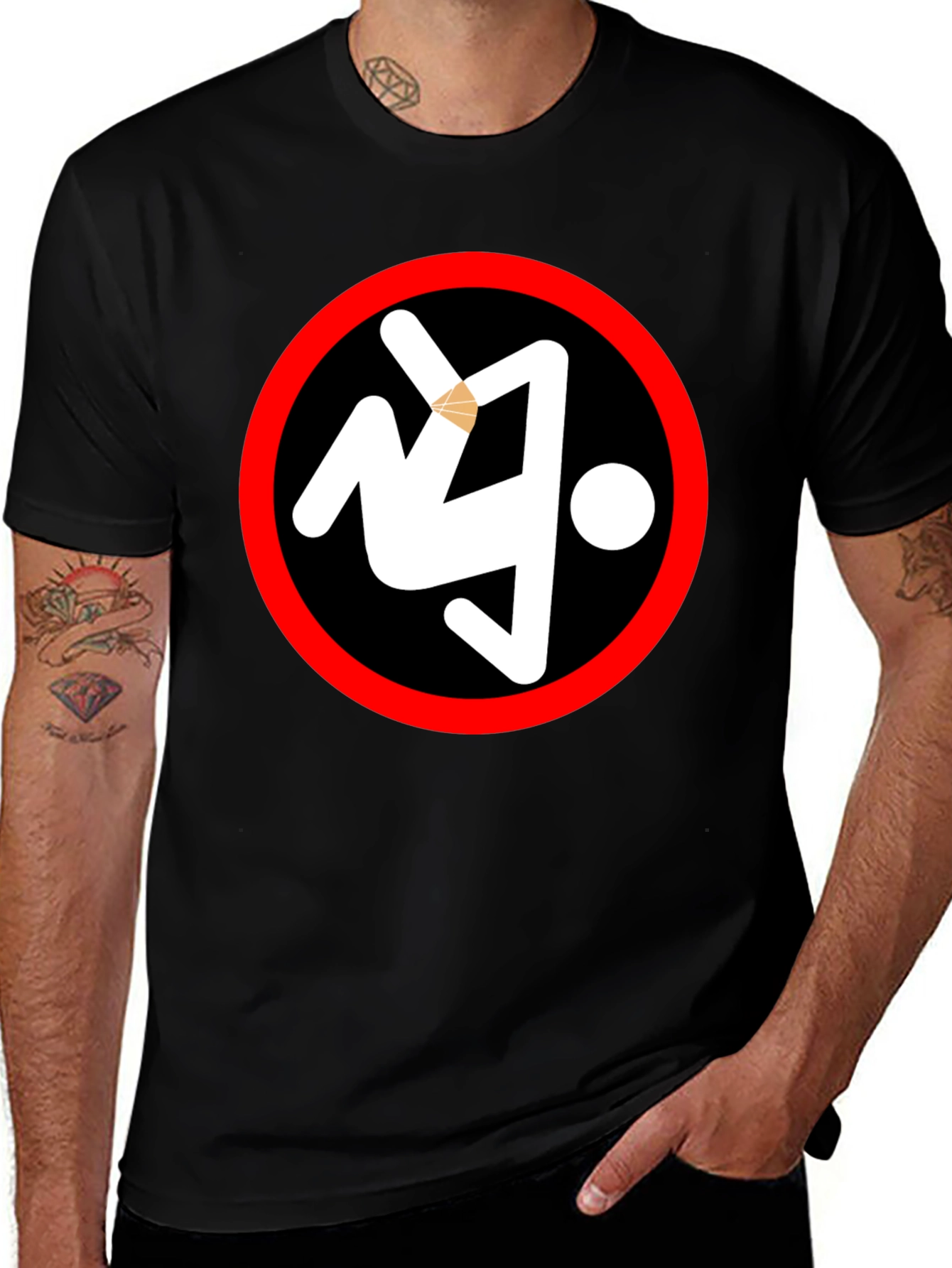 Circle Jerks Band Logo T-Shirt - Black Cotton Tee