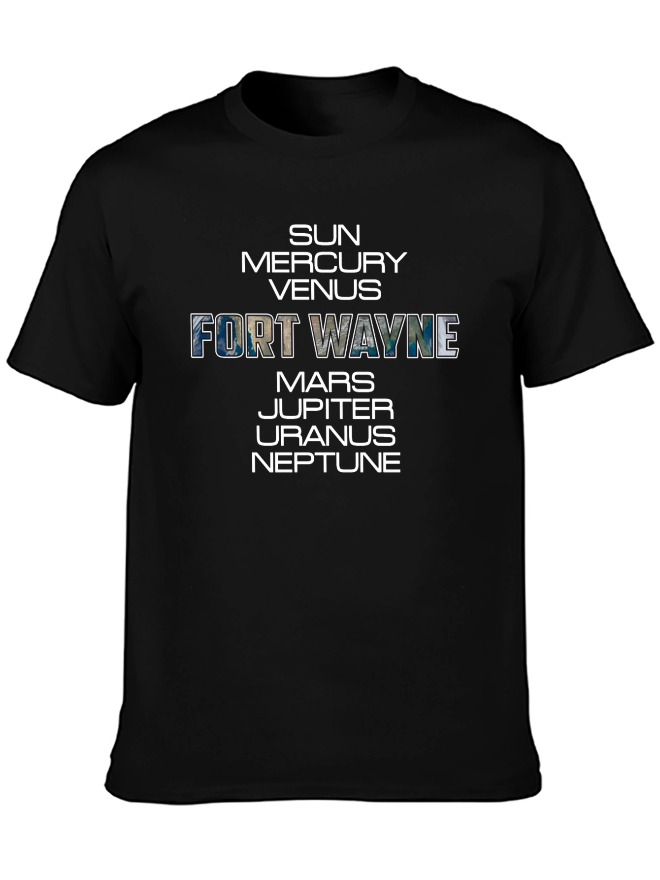Solar System Fort Wayne Graphic T-Shirt