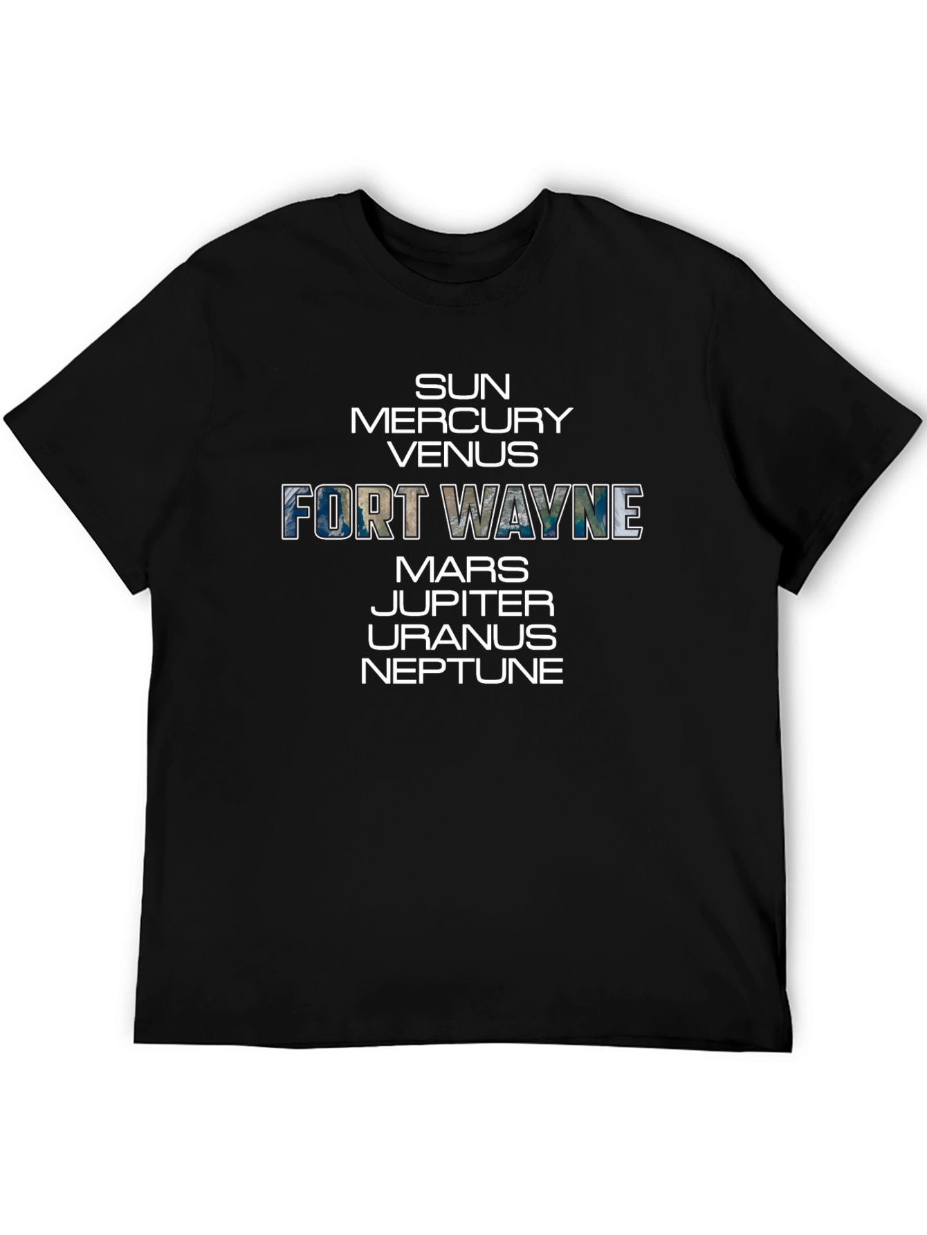 Solar System Fort Wayne Graphic T-Shirt