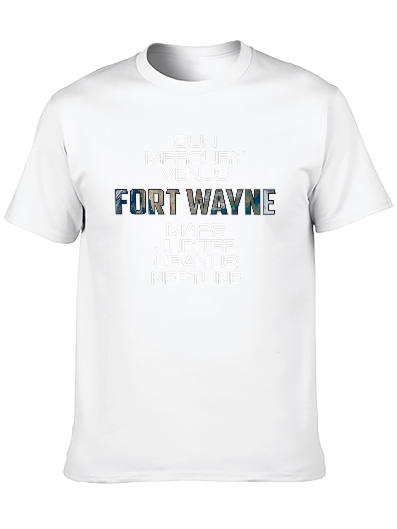 Solar System Fort Wayne Graphic T-Shirt