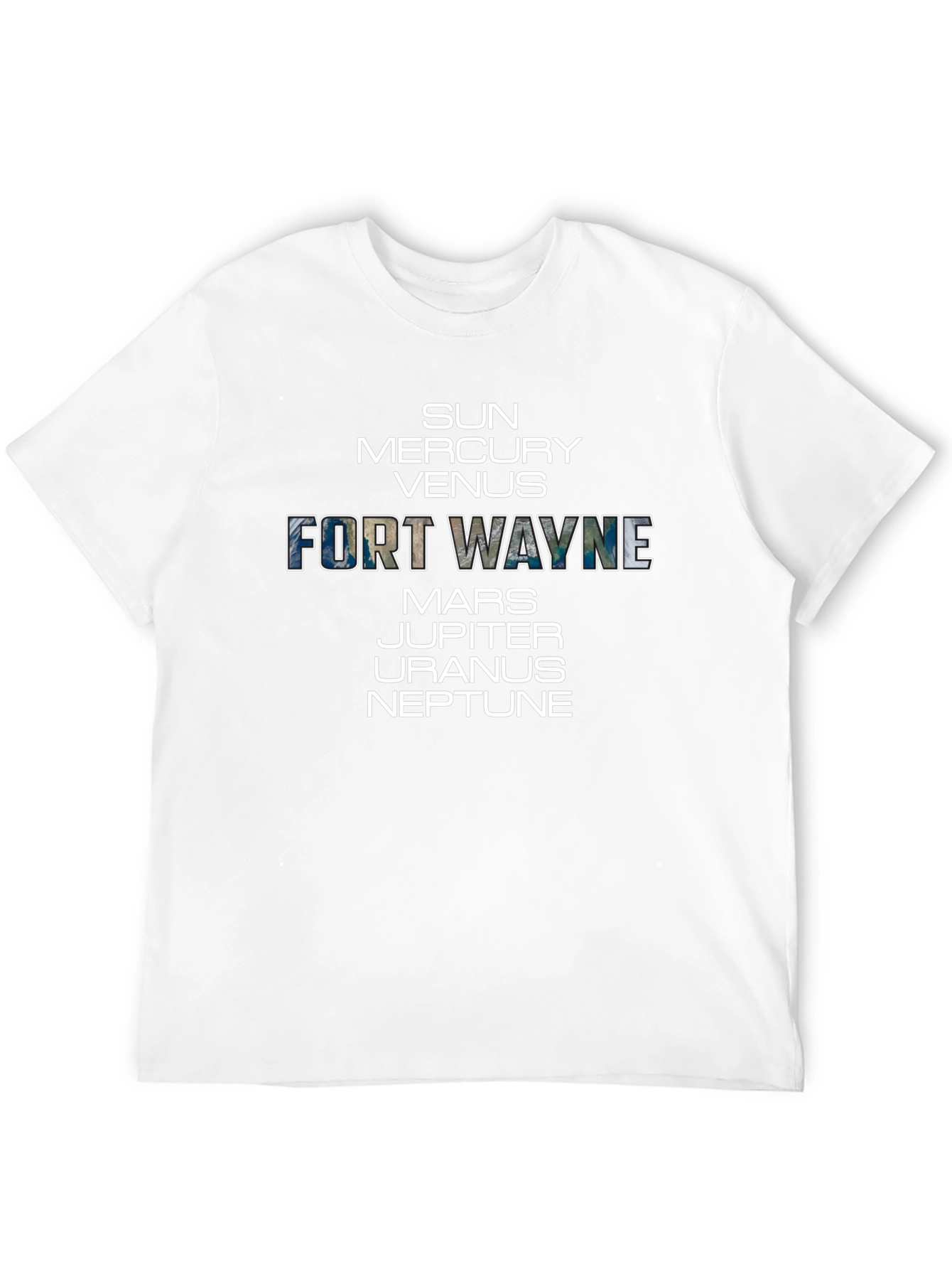 Solar System Fort Wayne Graphic T-Shirt