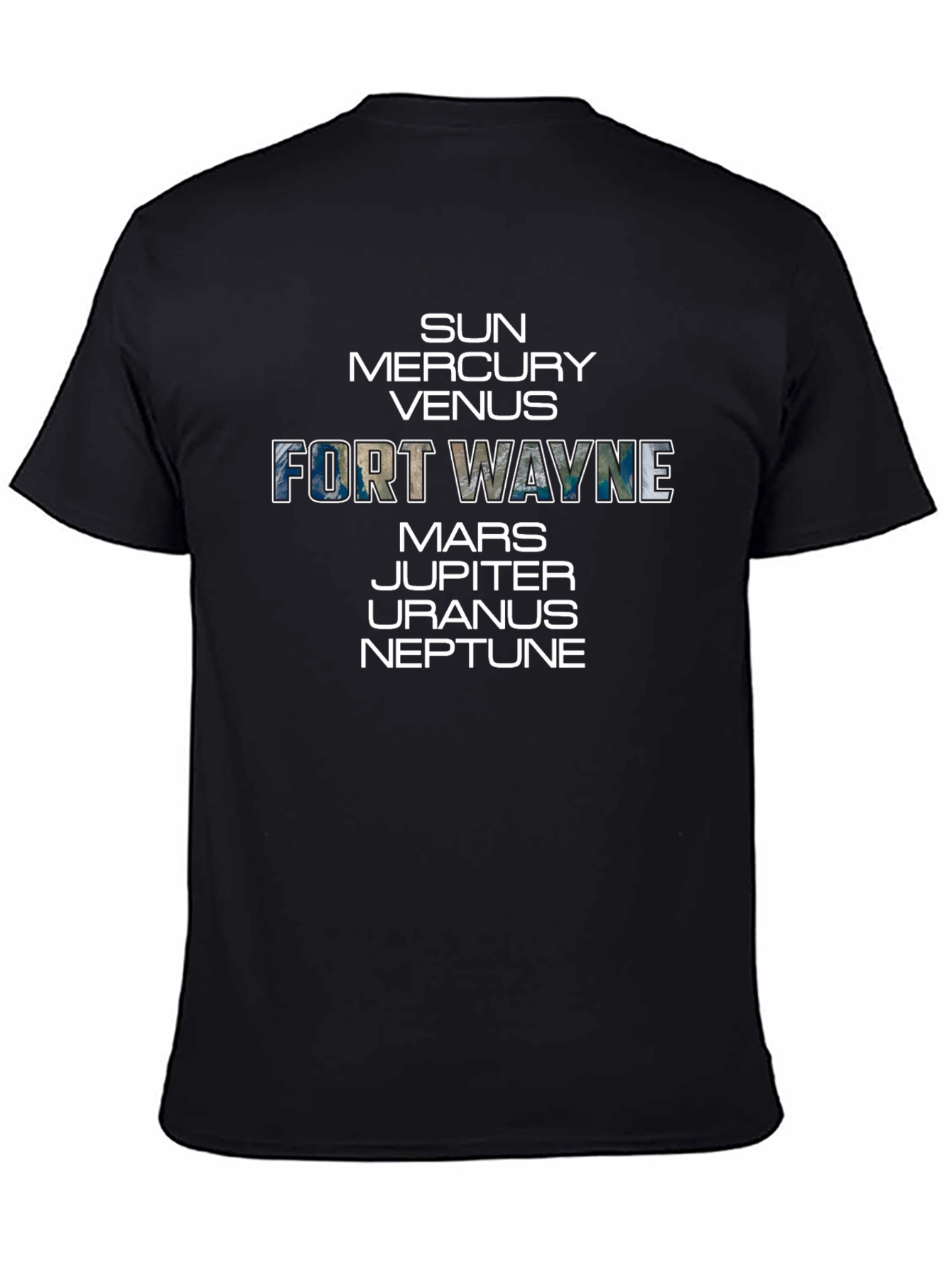Solar System Fort Wayne Graphic T-Shirt