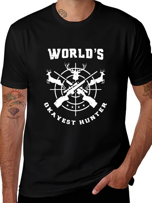 Worlds Okayest Hunter Graphic Tee