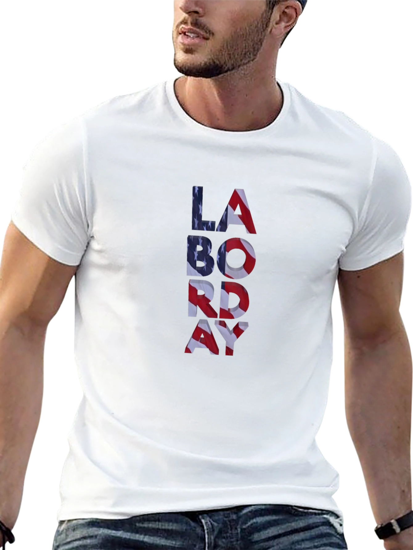 Labor Day USA Flag T-Shirt - Patriotic Style