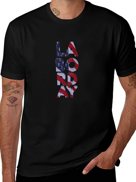 Labor Day USA Flag T-Shirt - Patriotic Style
