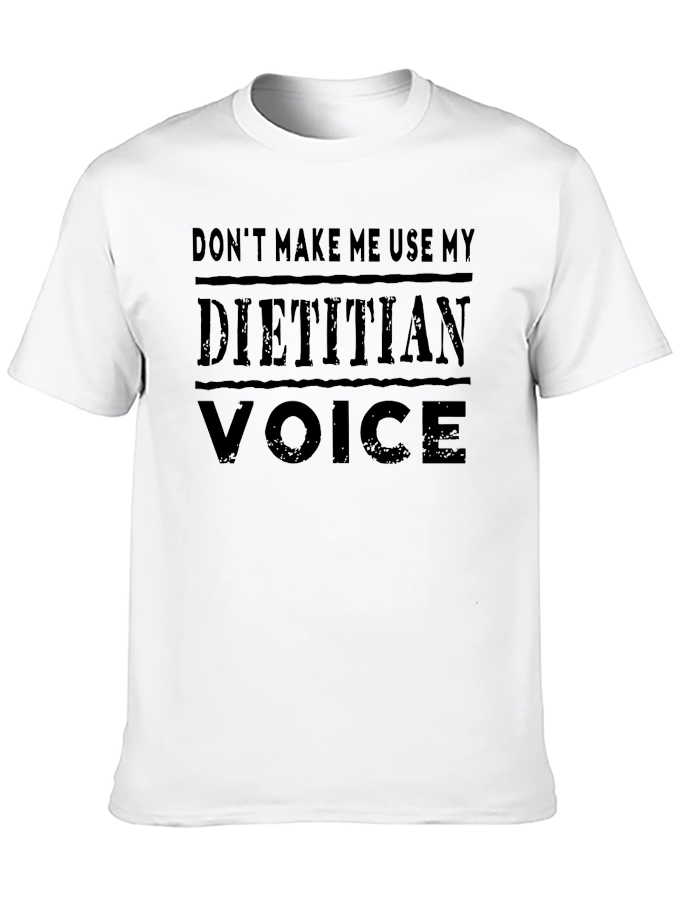 Dietitian Voice Funny Graphic T-Shirt