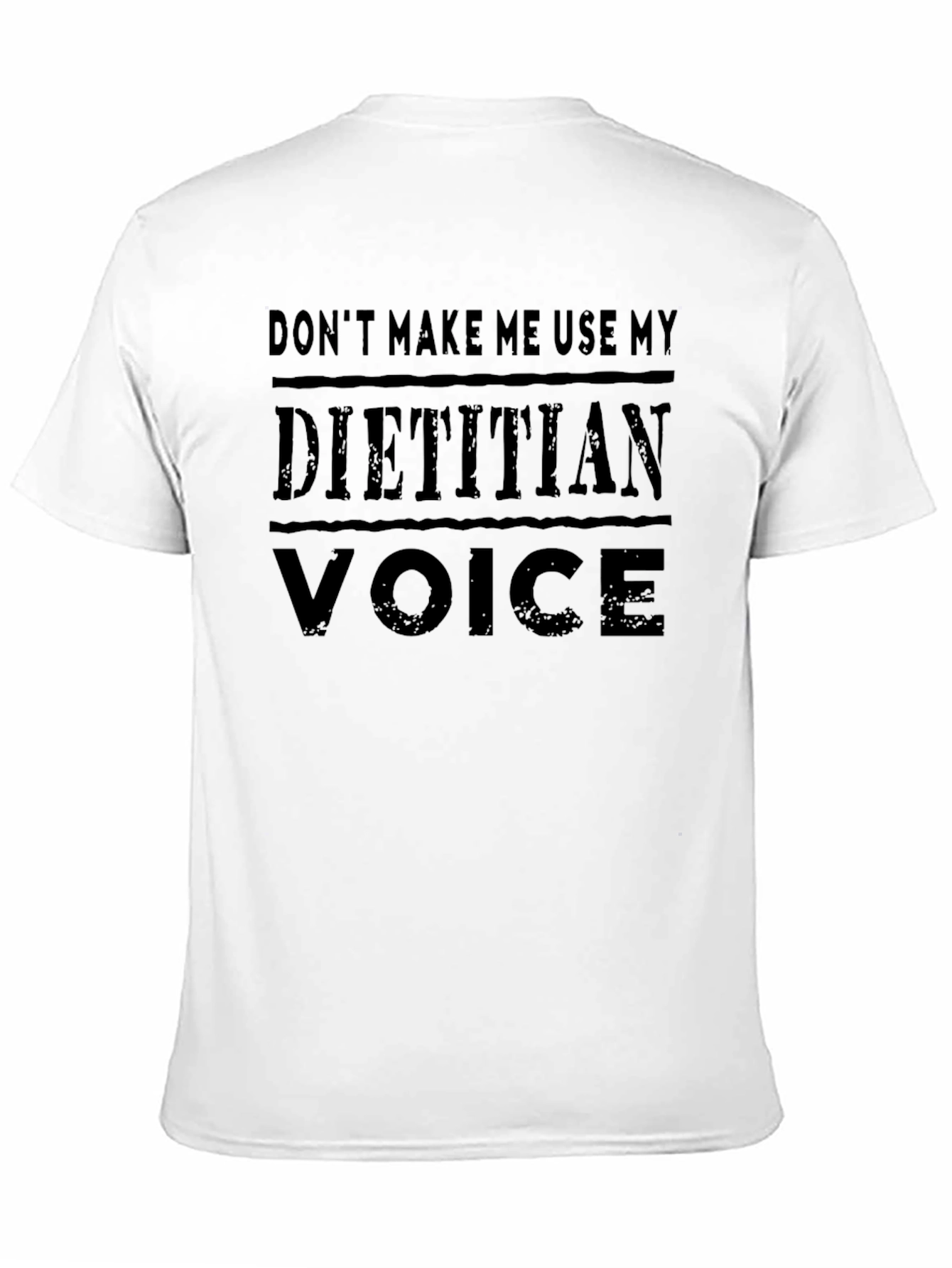 Dietitian Voice Funny Graphic T-Shirt
