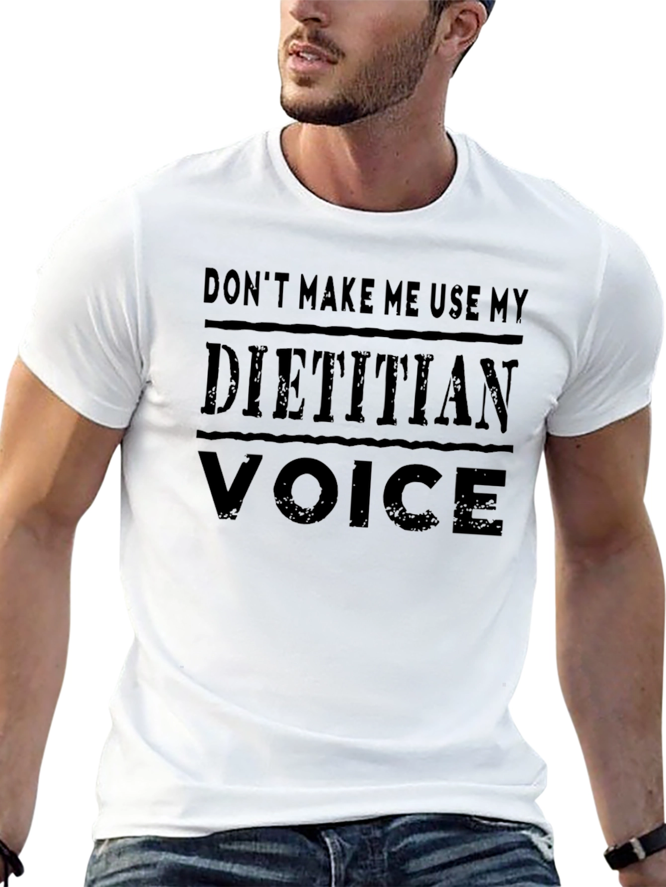 Dietitian Voice Funny Graphic T-Shirt