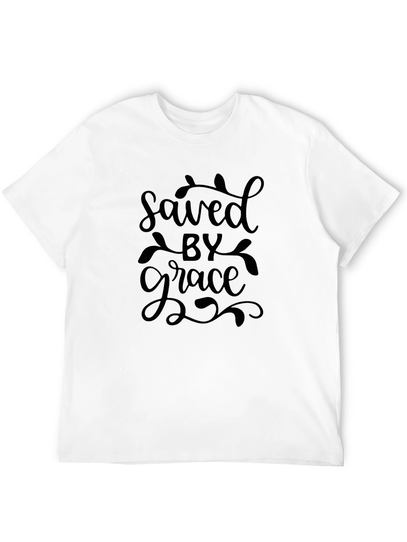 Saved By Grace Graphic Tee - Christian T-Shirt