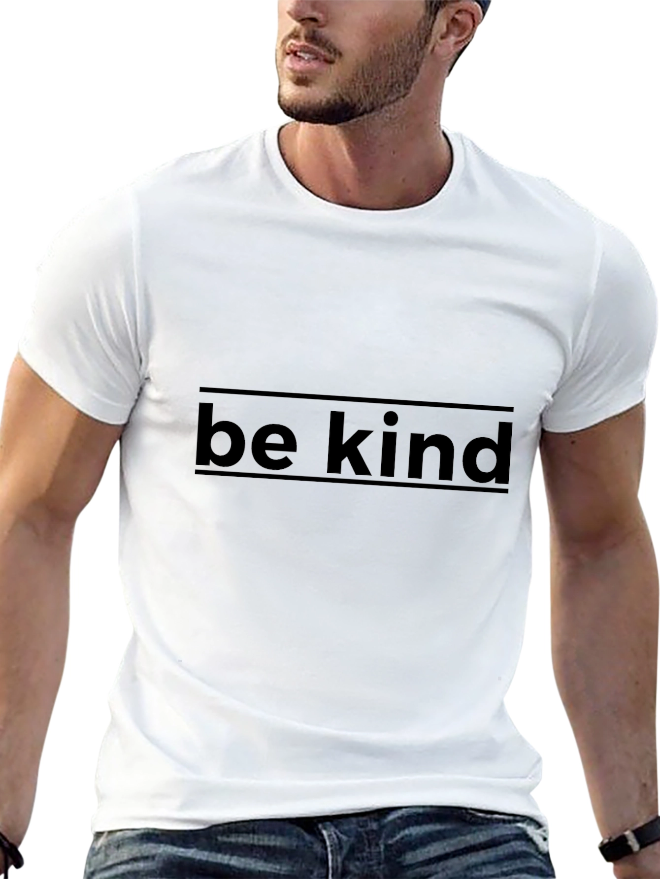 Be Kind Graphic Tee - Black Casual T-Shirt
