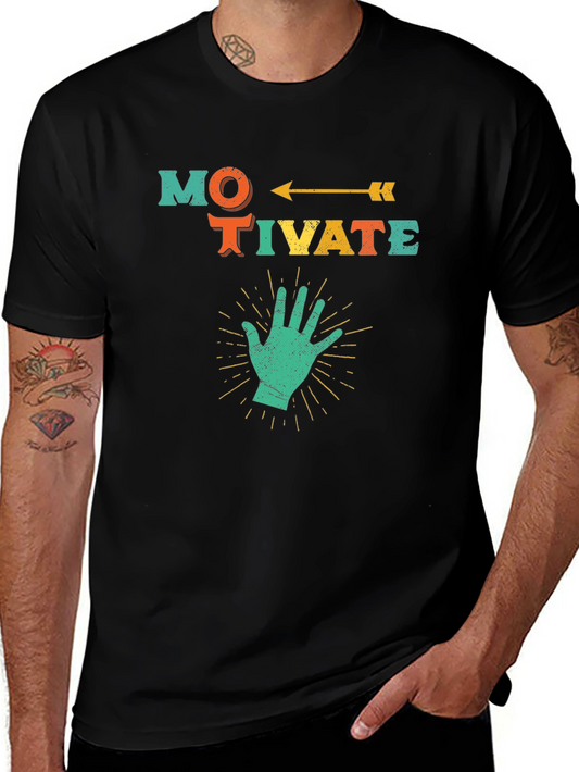 Motivate Graphic Tee - Positive Vibes!