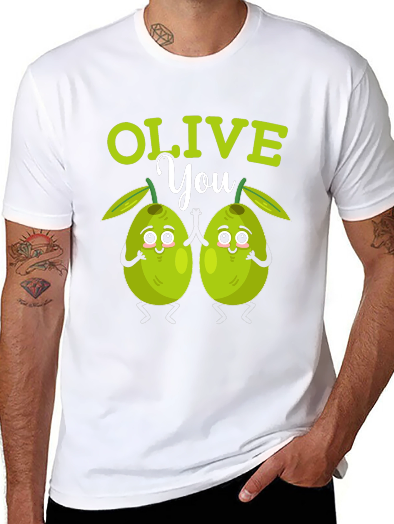 Olive You Funny T-Shirt
