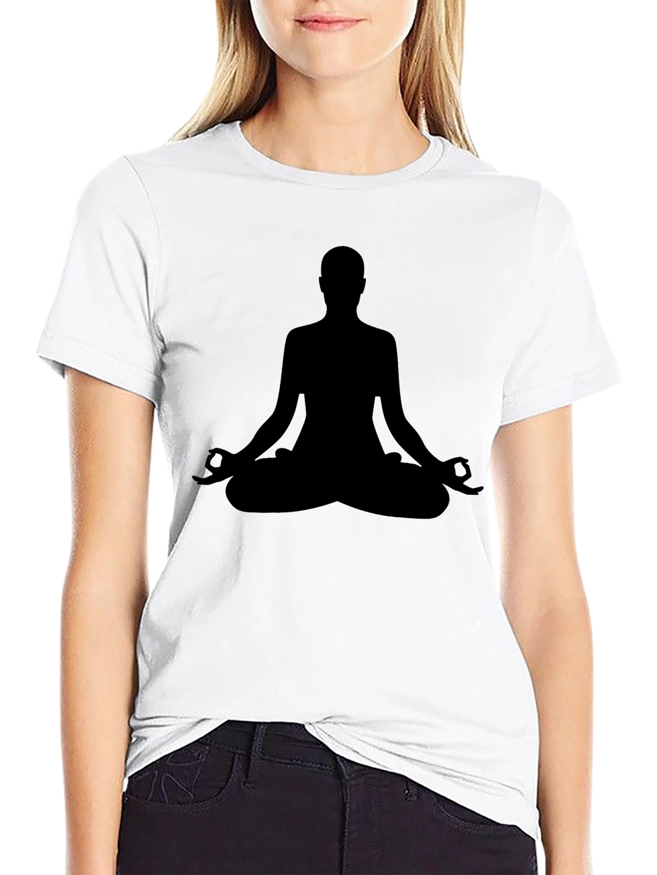 Yoga Pose Graphic T-Shirt