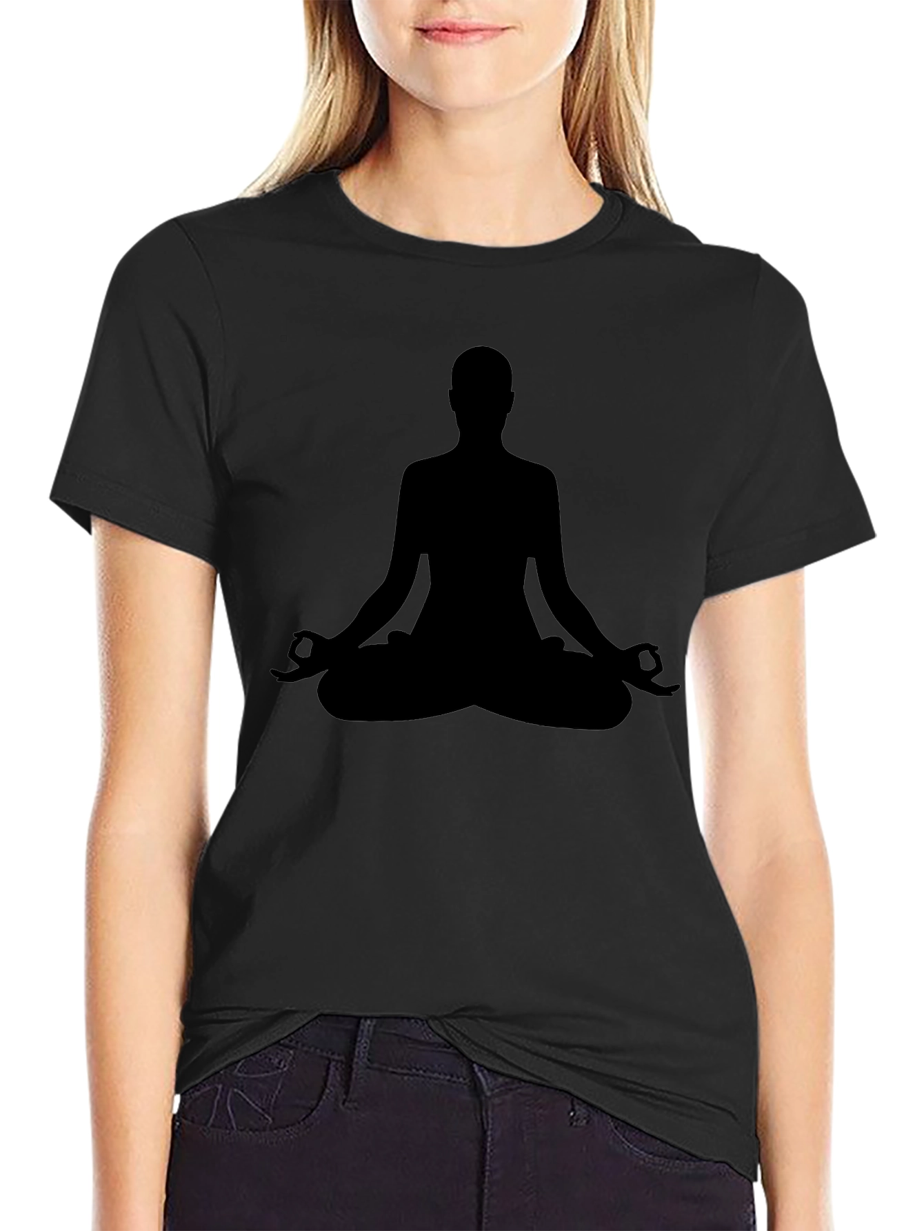 Yoga Pose Graphic T-Shirt