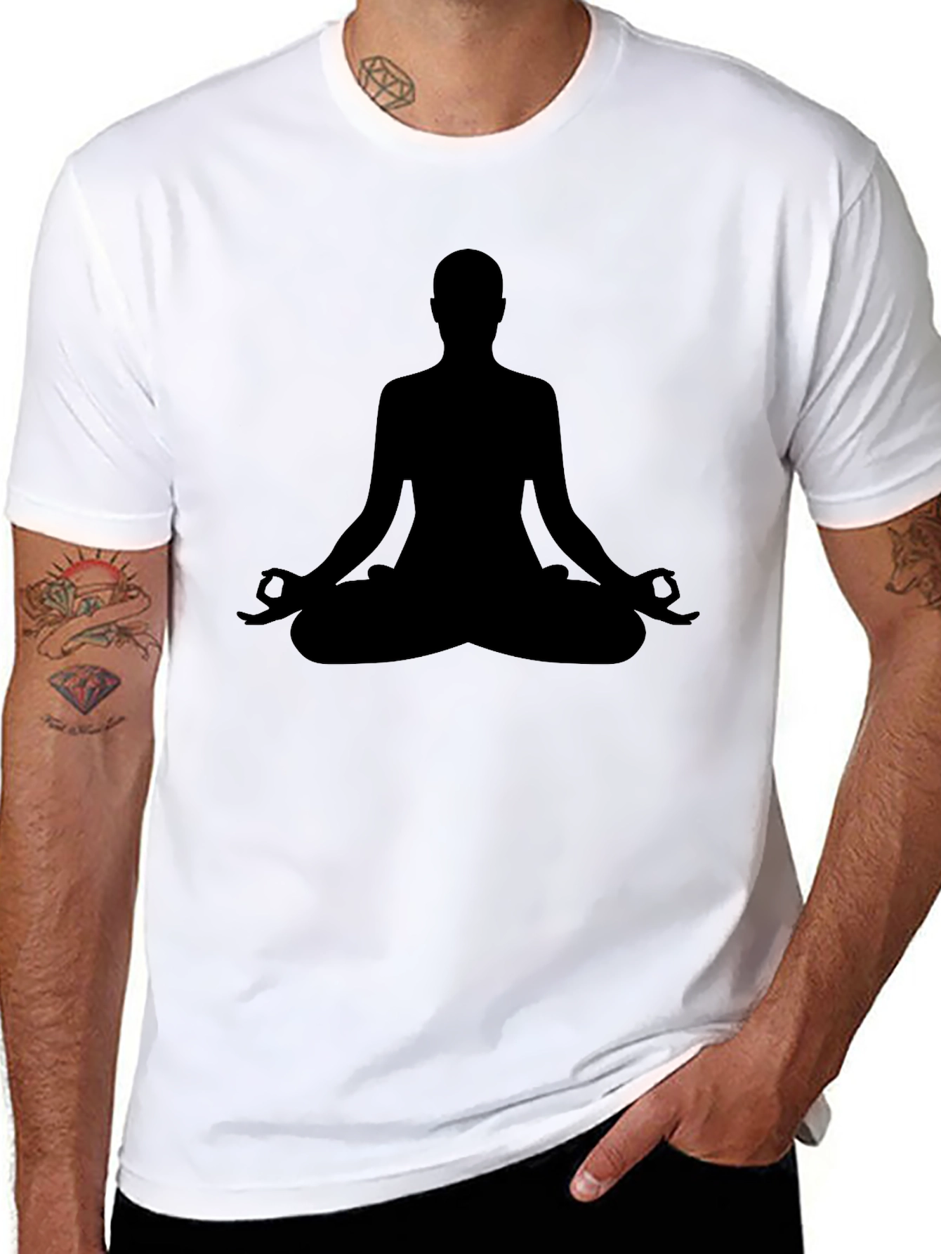 Yoga Pose Graphic T-Shirt