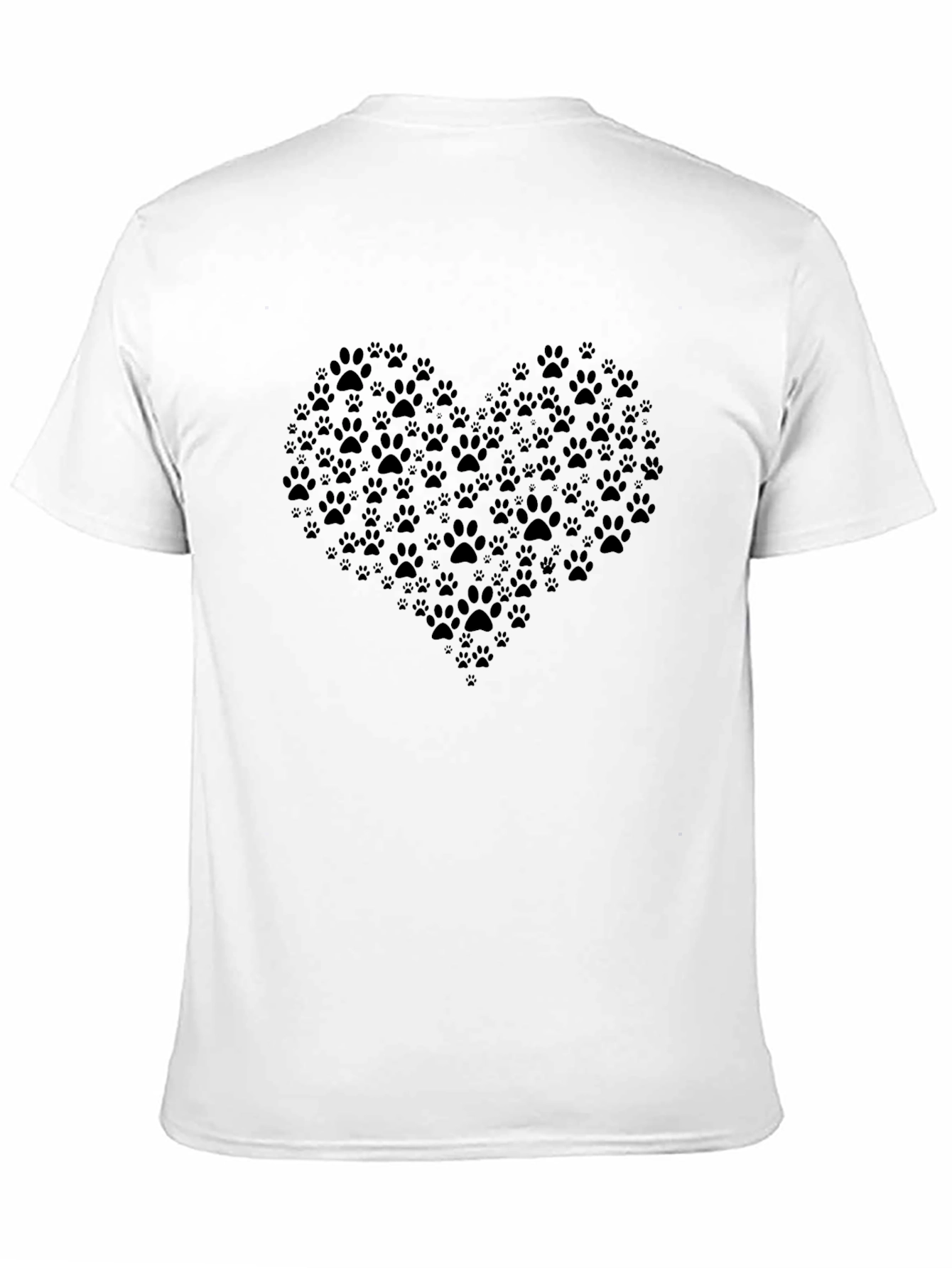 Paw Print Heart Tee - Love Your Pet!