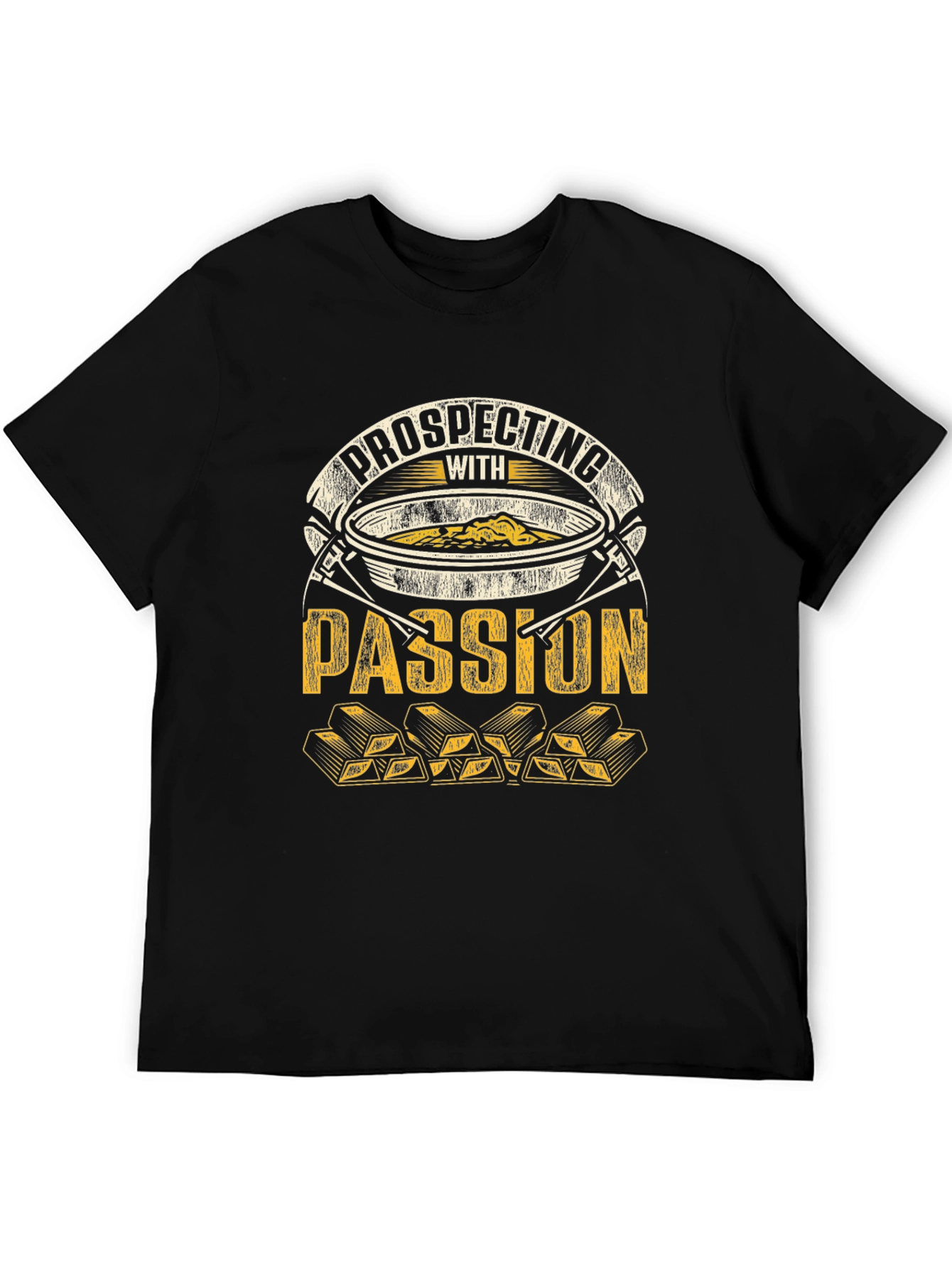 Prospecting with Passion T-Shirt - Gold Mining Design