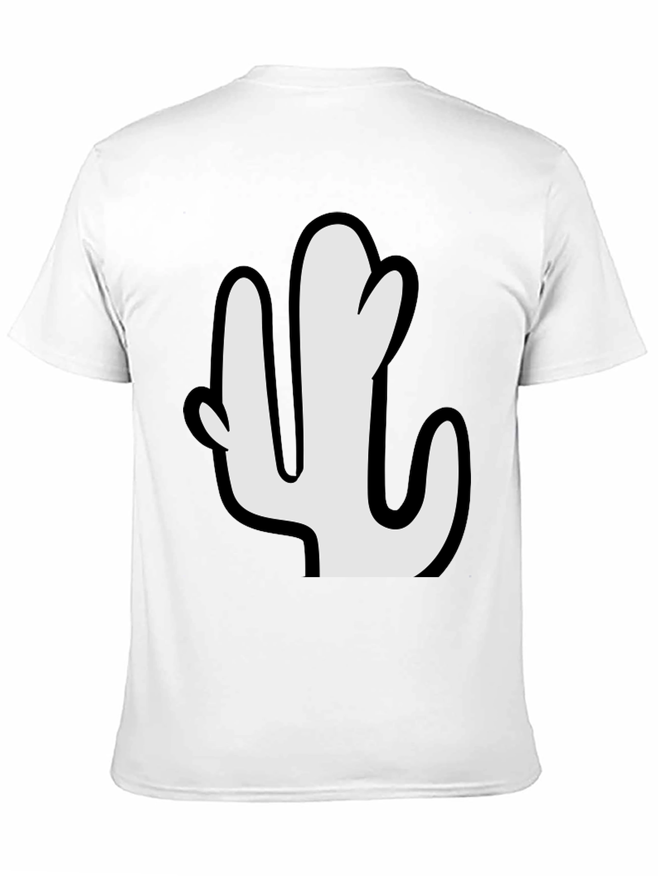 Cactus Graphic Tee - Stylish Black T-Shirt