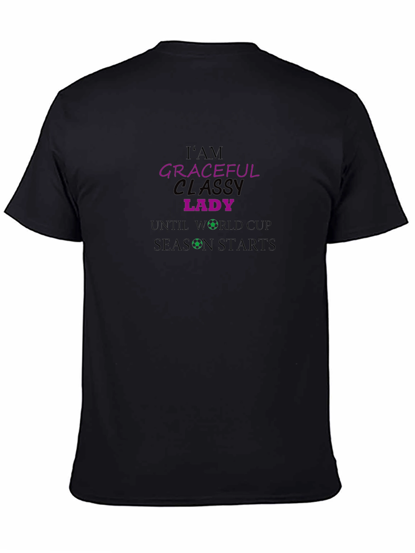 Graceful Classy Lady World Cup T-Shirt