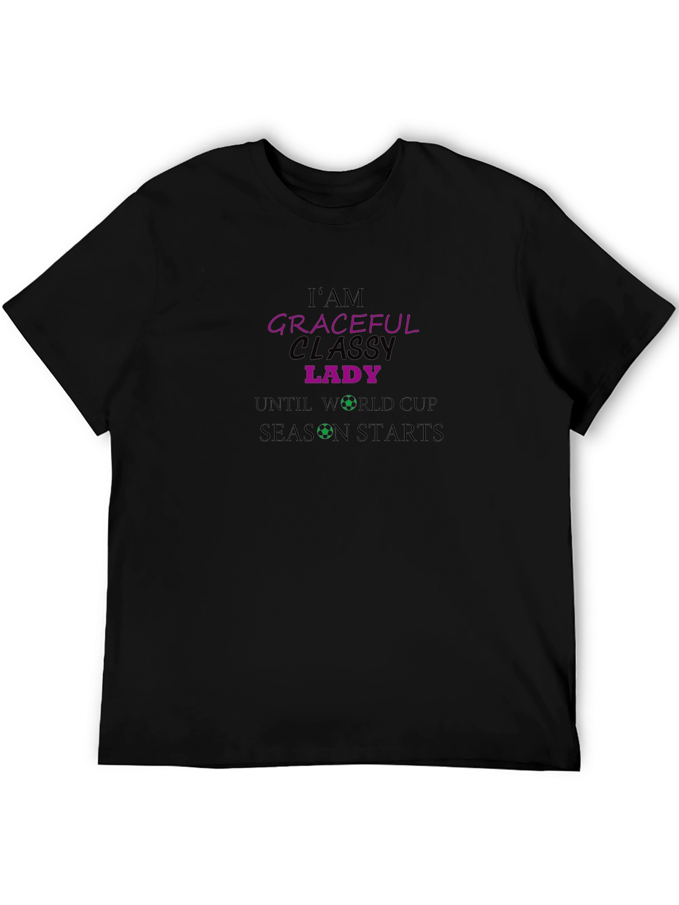 Graceful Classy Lady World Cup T-Shirt