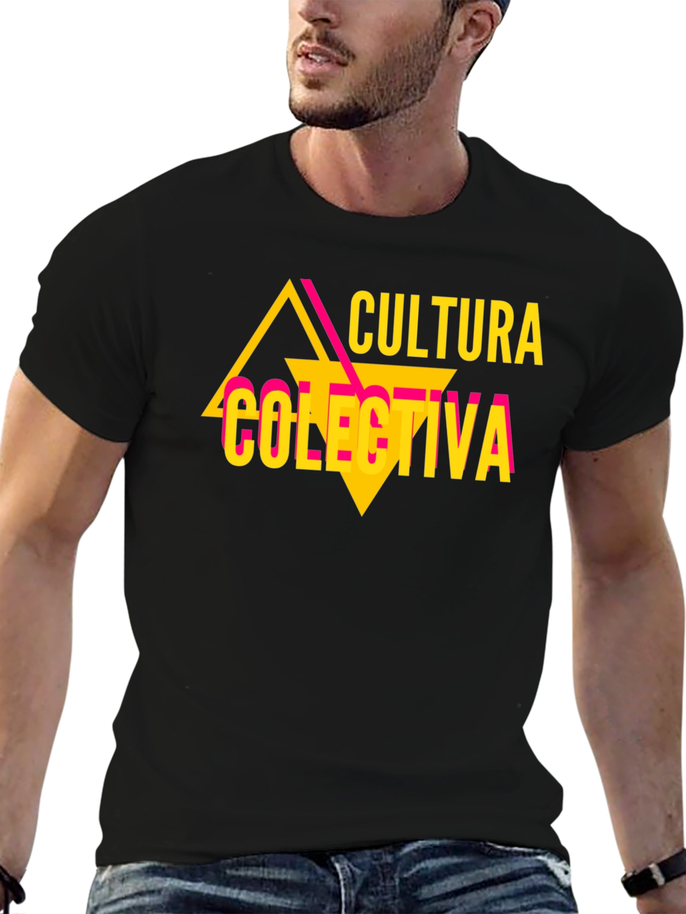 Cultura Colectiva Graphic Tee - Black