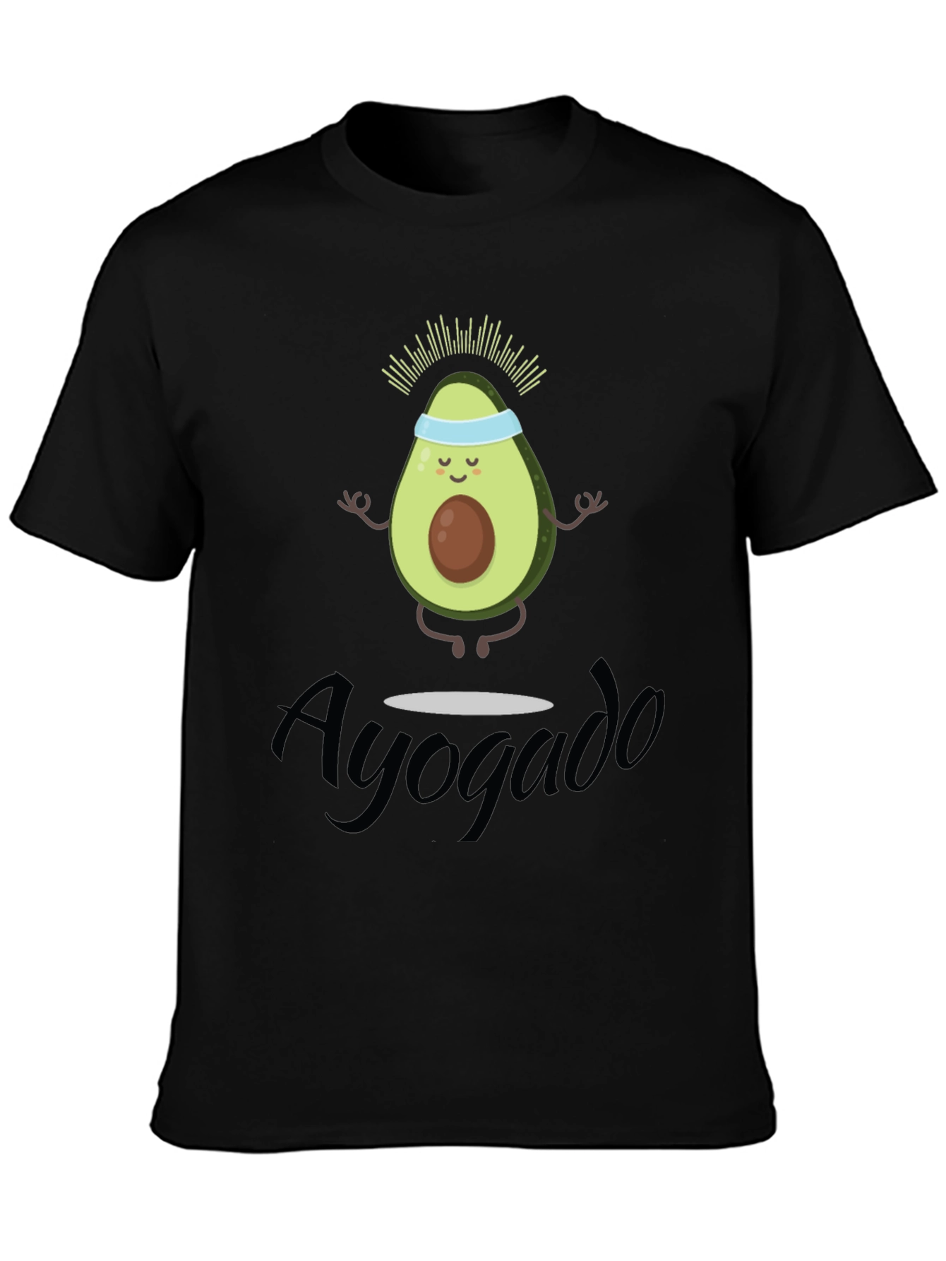 Ayogado Yoga Avocado T-Shirt Funny Tee