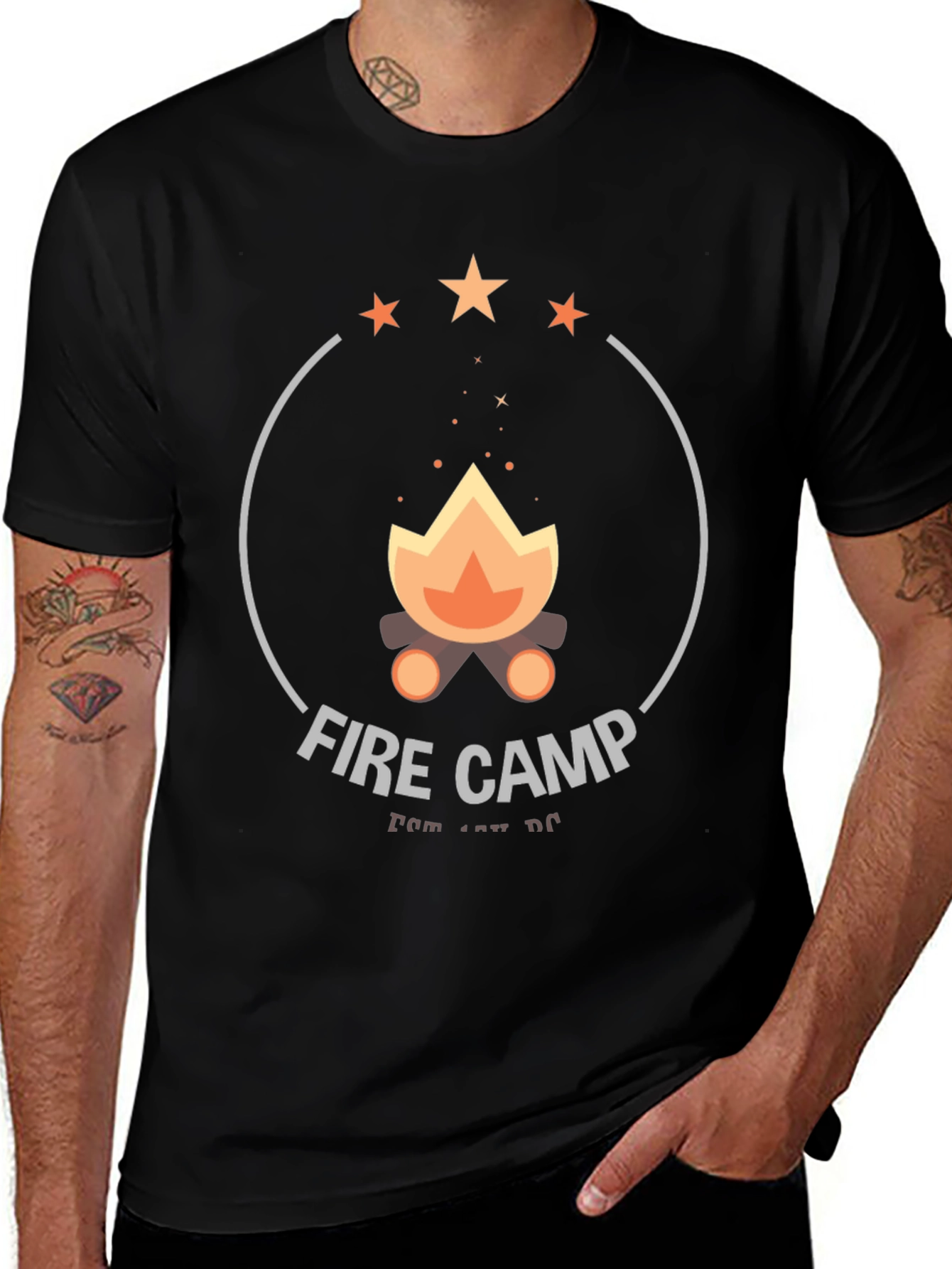 Fire Camp Graphic Tee - Adventure Ready