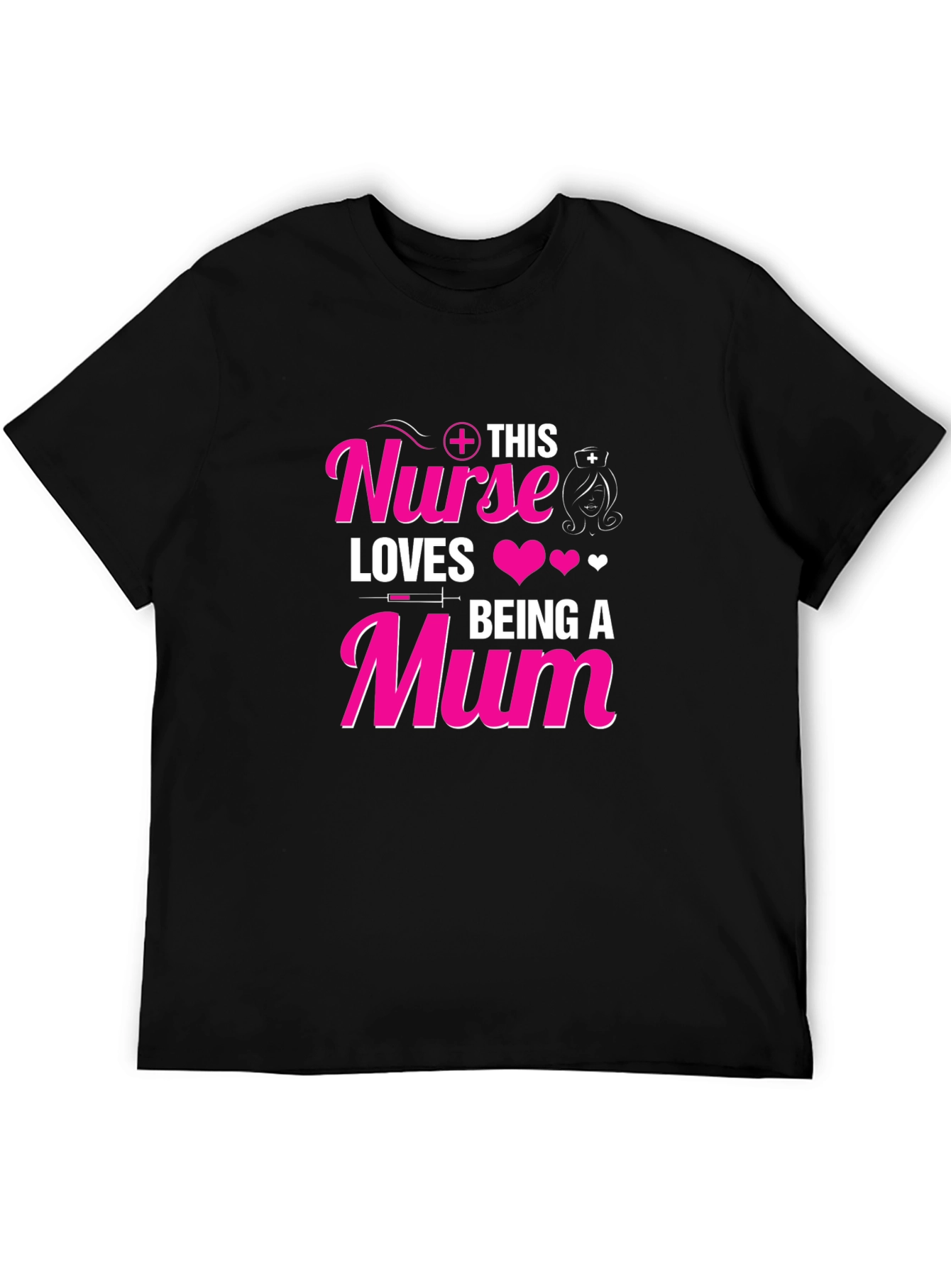 Nurse Mum Graphic T-Shirt