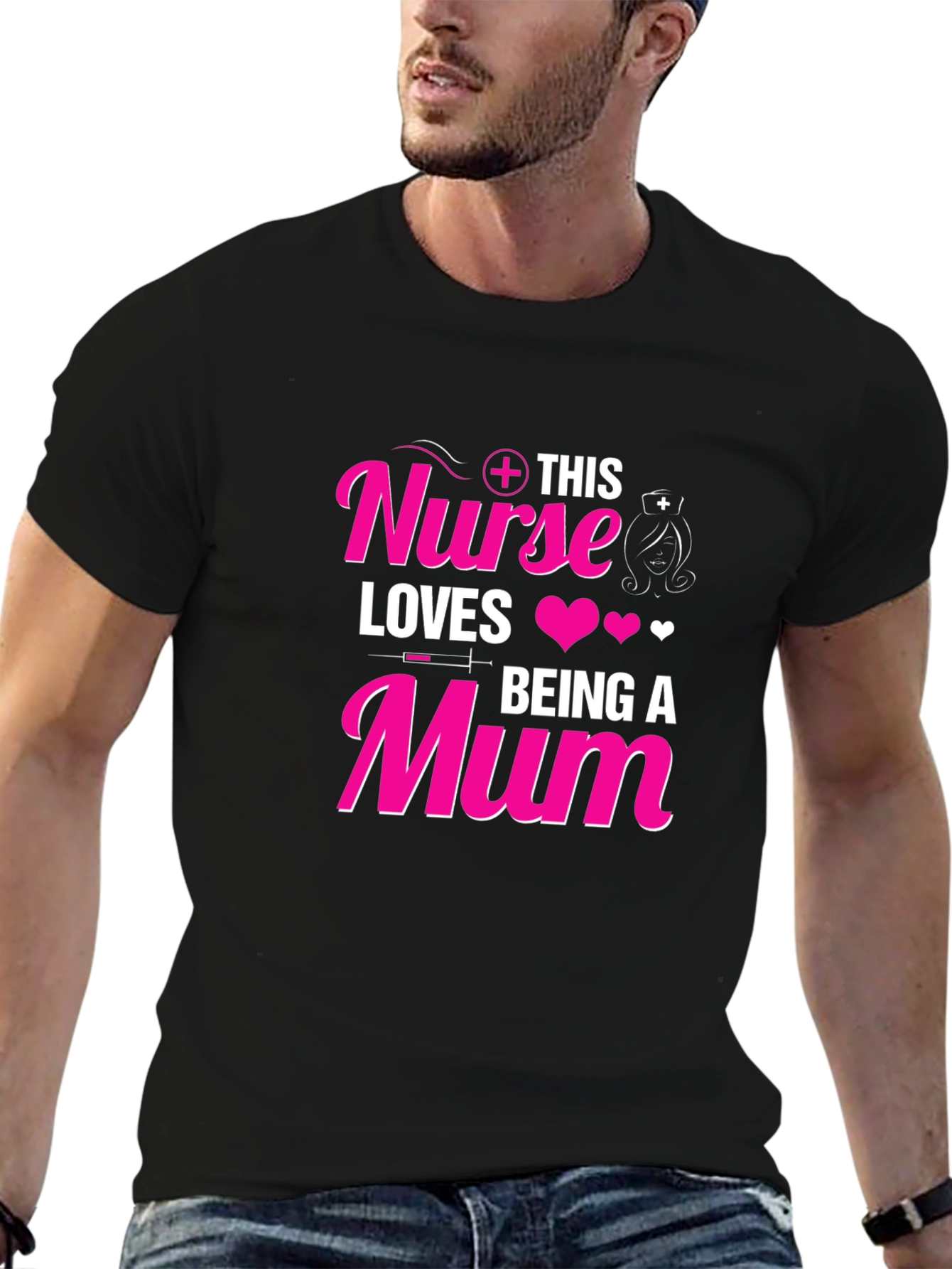 Nurse Mum Graphic T-Shirt
