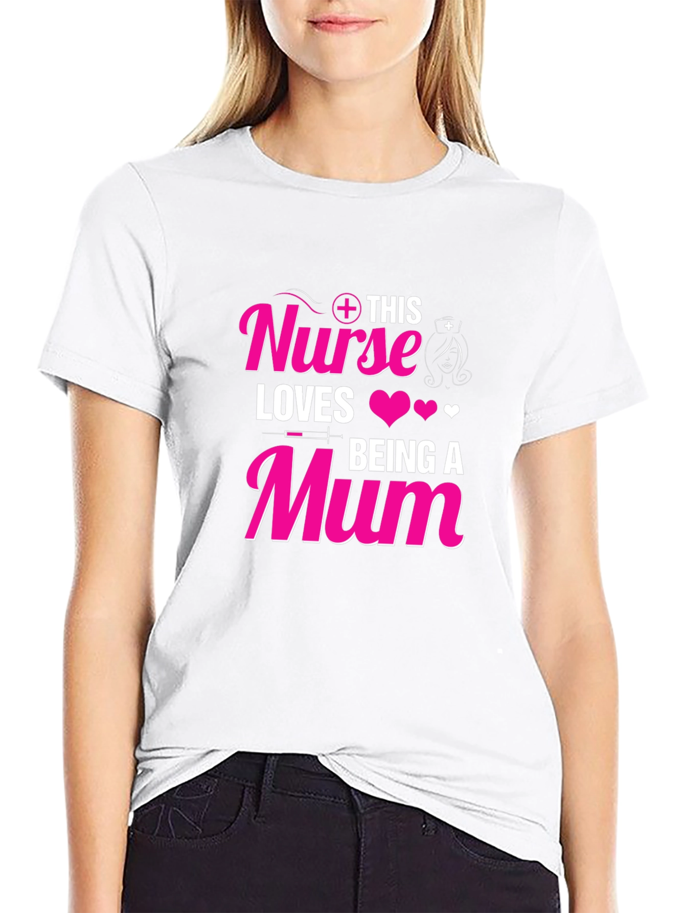 Nurse Mum Graphic T-Shirt