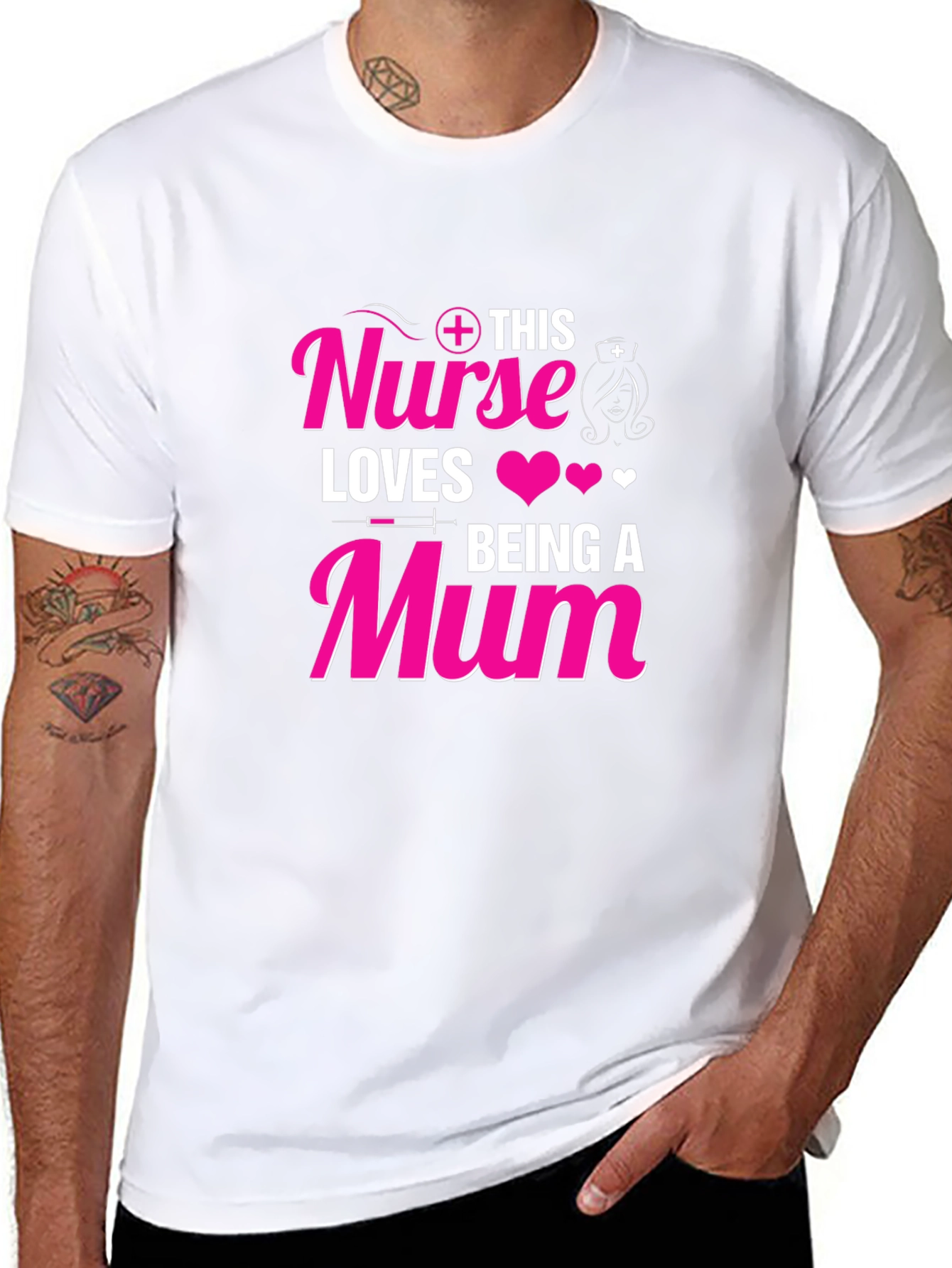 Nurse Mum Graphic T-Shirt