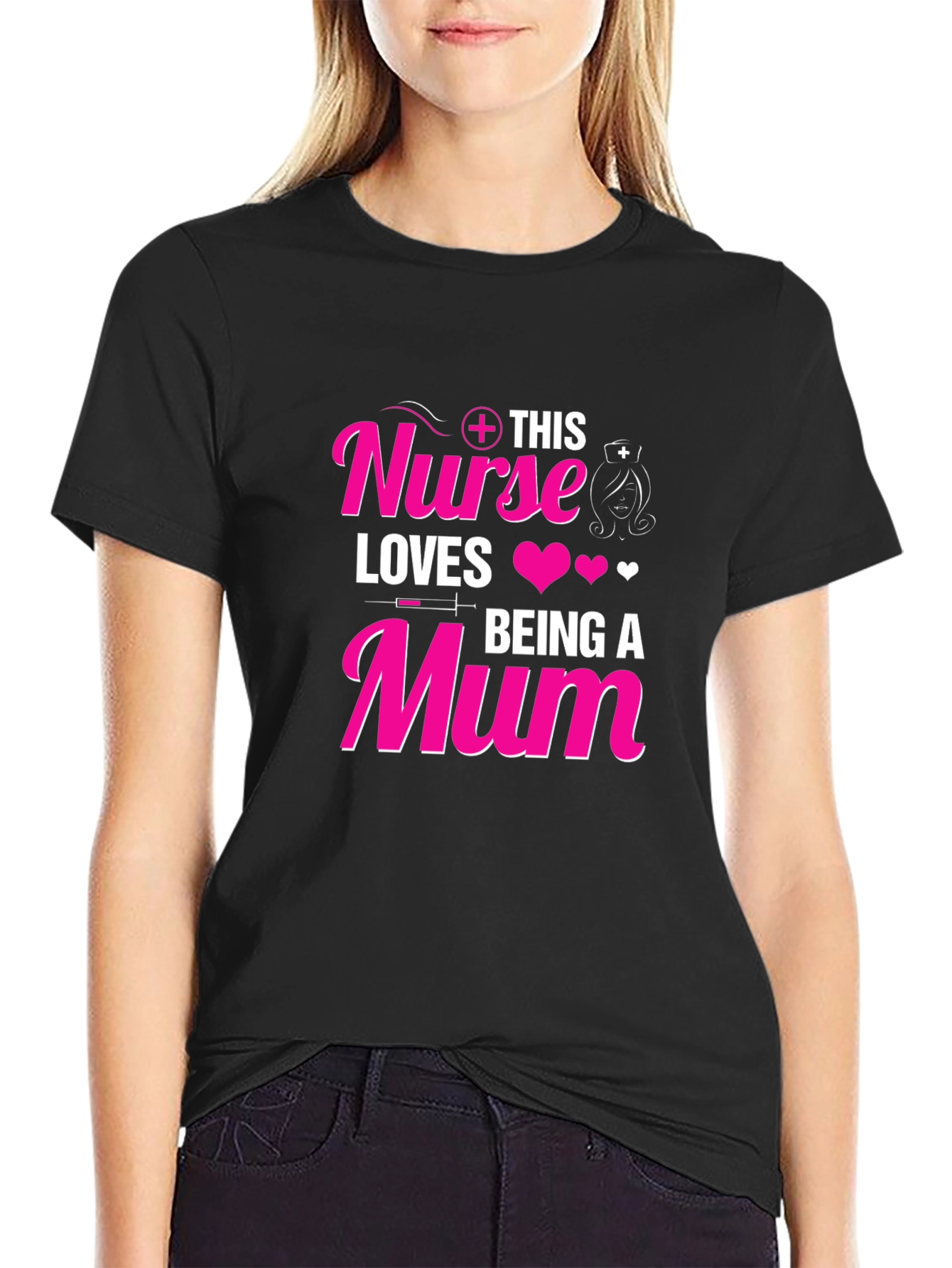Nurse Mum Graphic T-Shirt