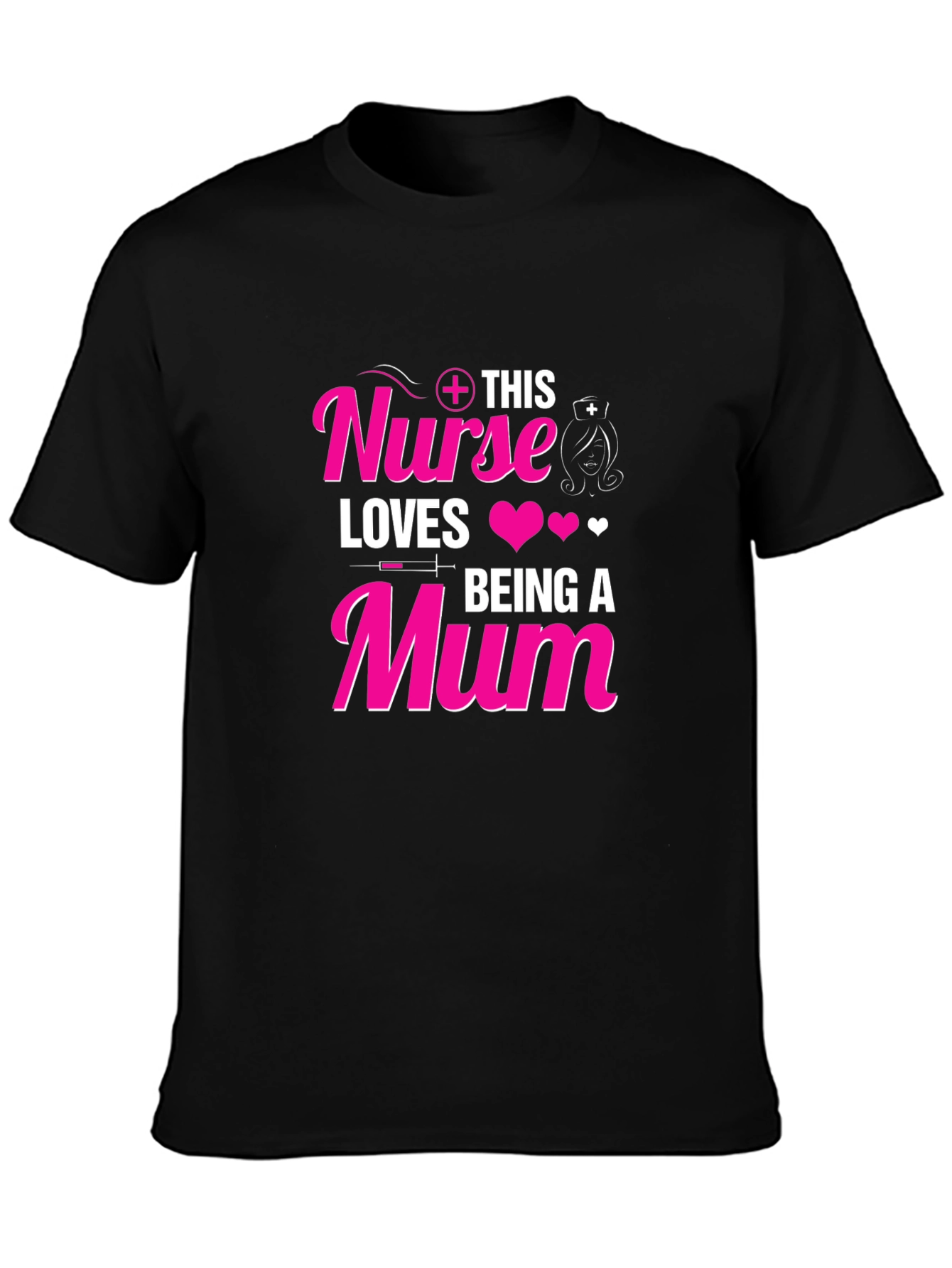 Nurse Mum Graphic T-Shirt