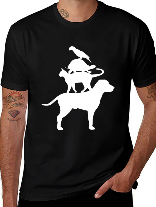 Stacked Animals Graphic Tee