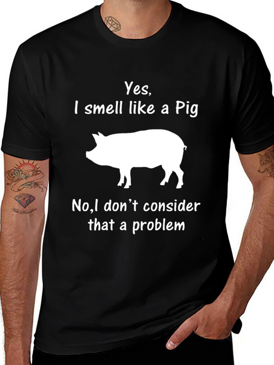 Funny Pig Smell T-Shirt