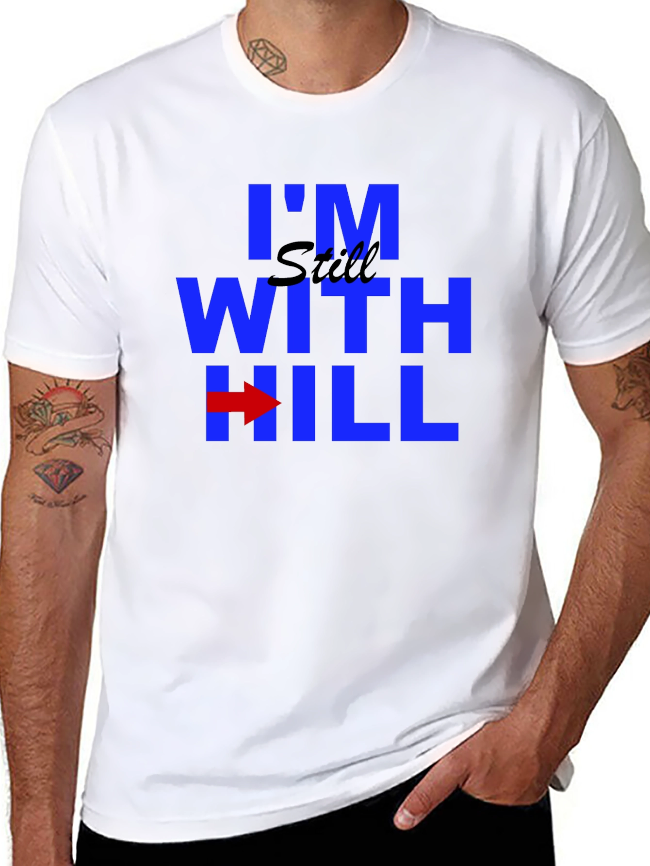 Im With Her T-Shirt - Political Statement Tee