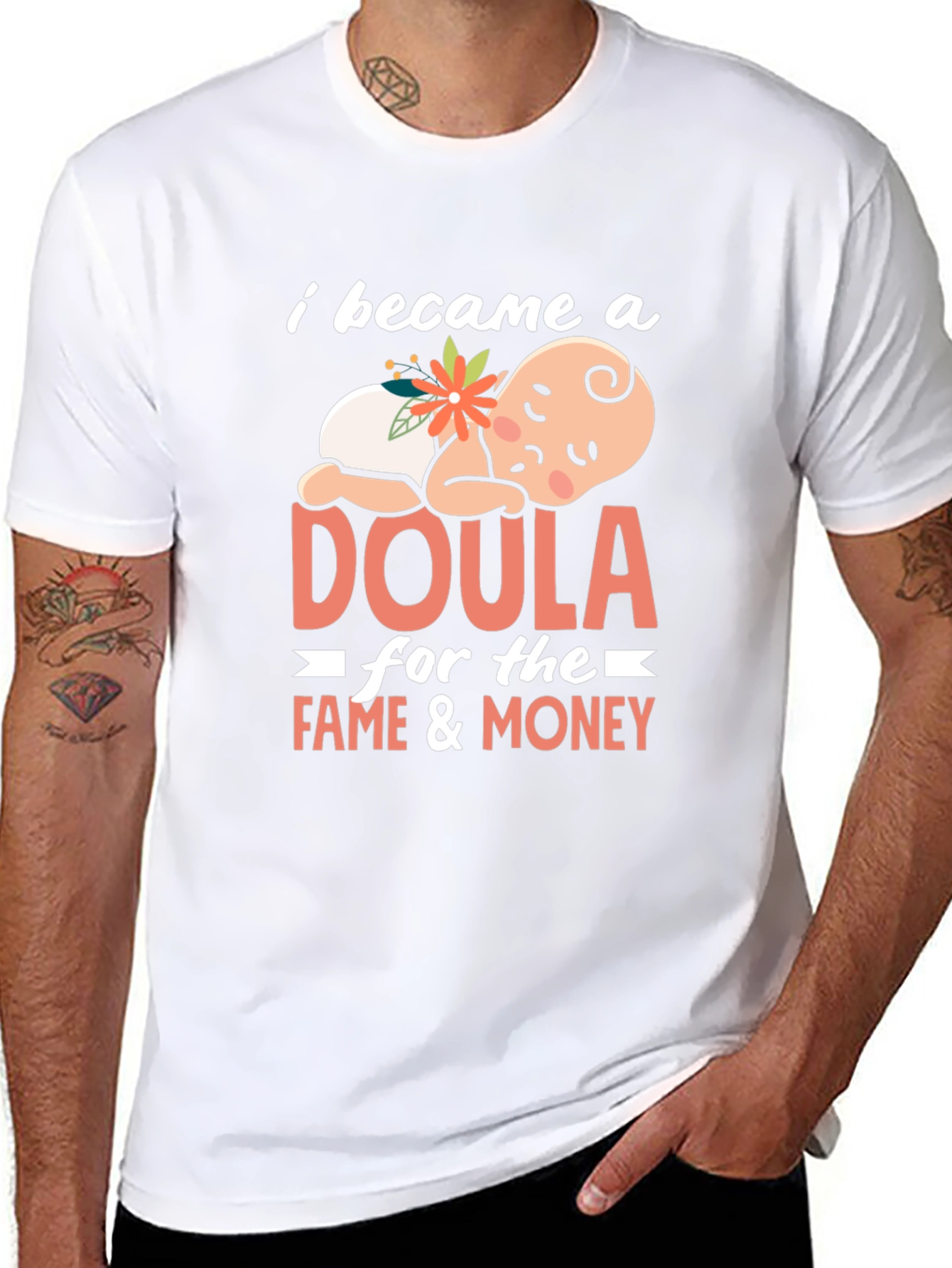 Doula Fame & Money Graphic T-Shirt