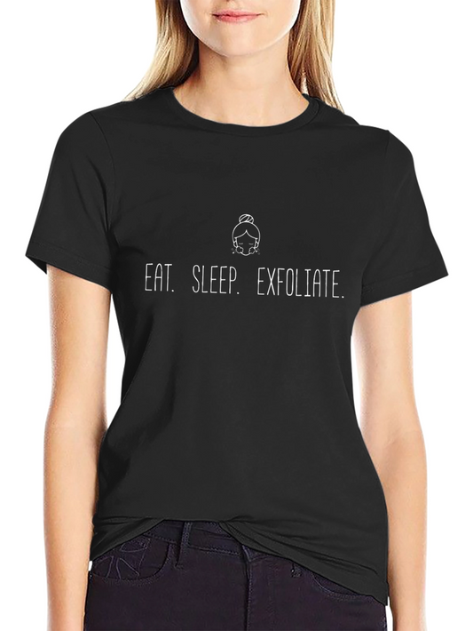 Eat Sleep Exfoliate Graphic Tee