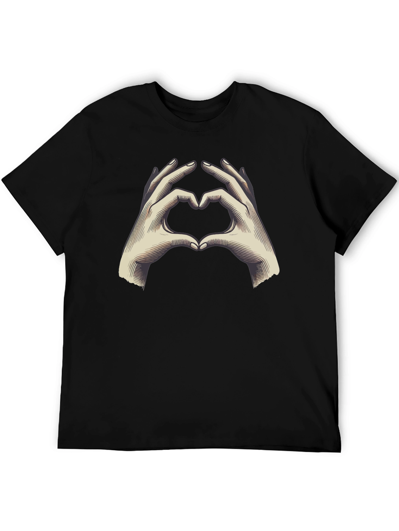 Heart Hands Graphic Tee - Express Yourself!