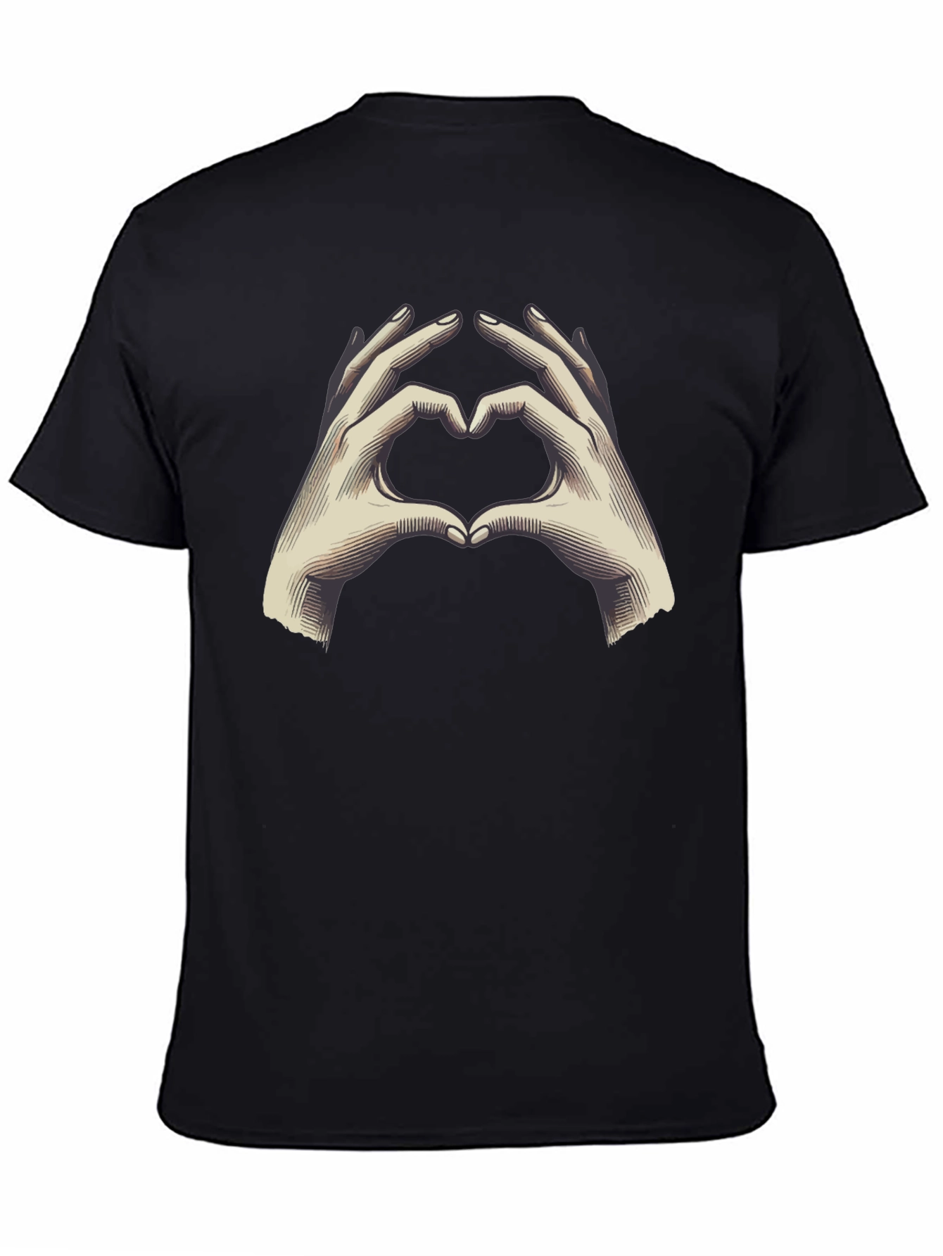 Heart Hands Graphic Tee - Express Yourself!