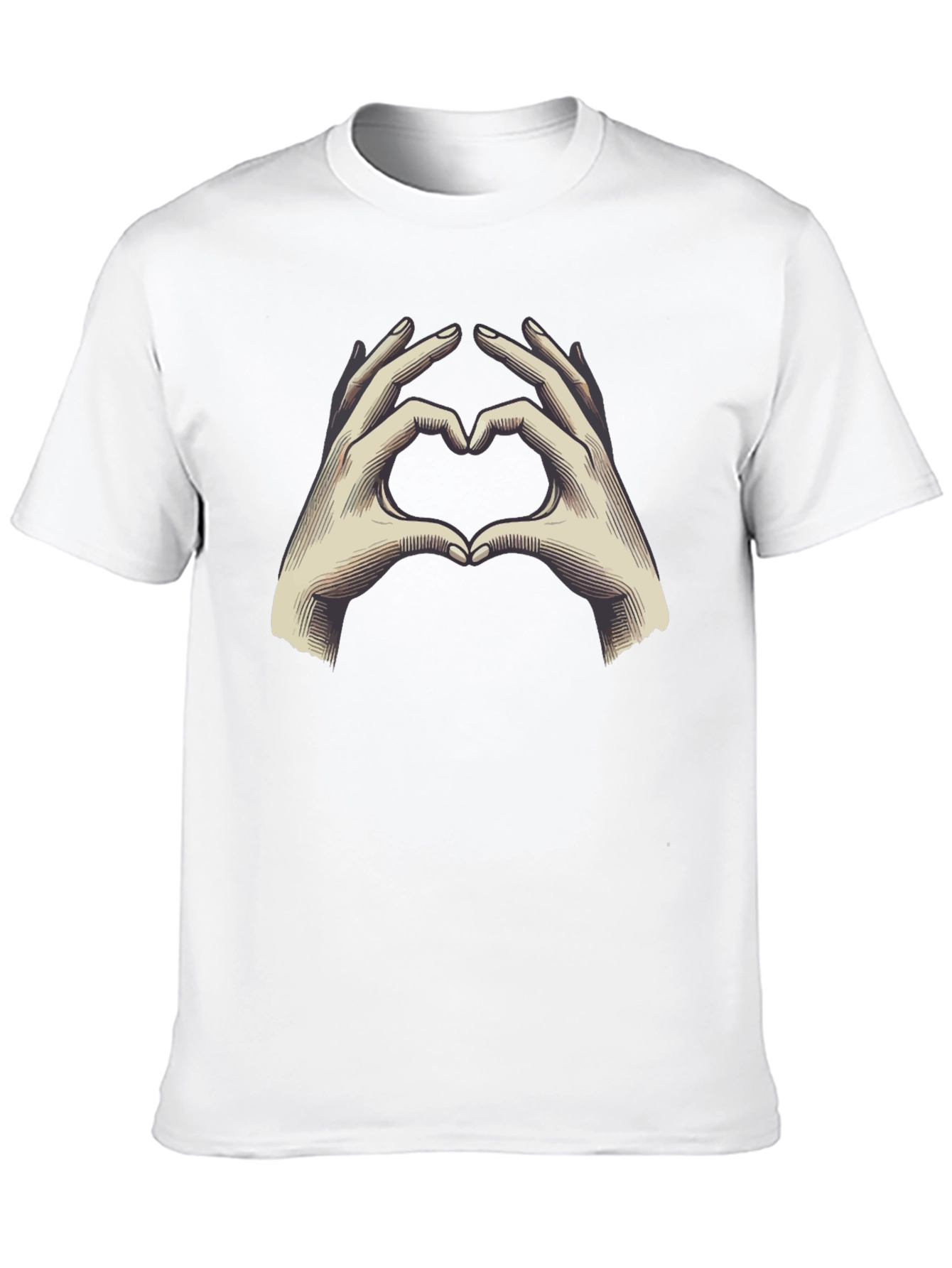 Heart Hands Graphic Tee - Express Yourself!