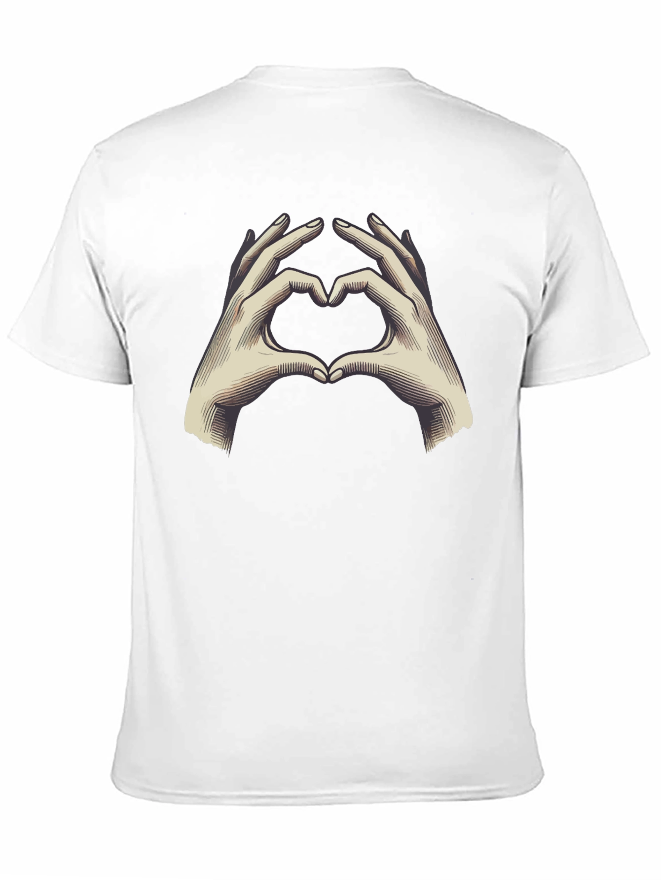 Heart Hands Graphic Tee - Express Yourself!