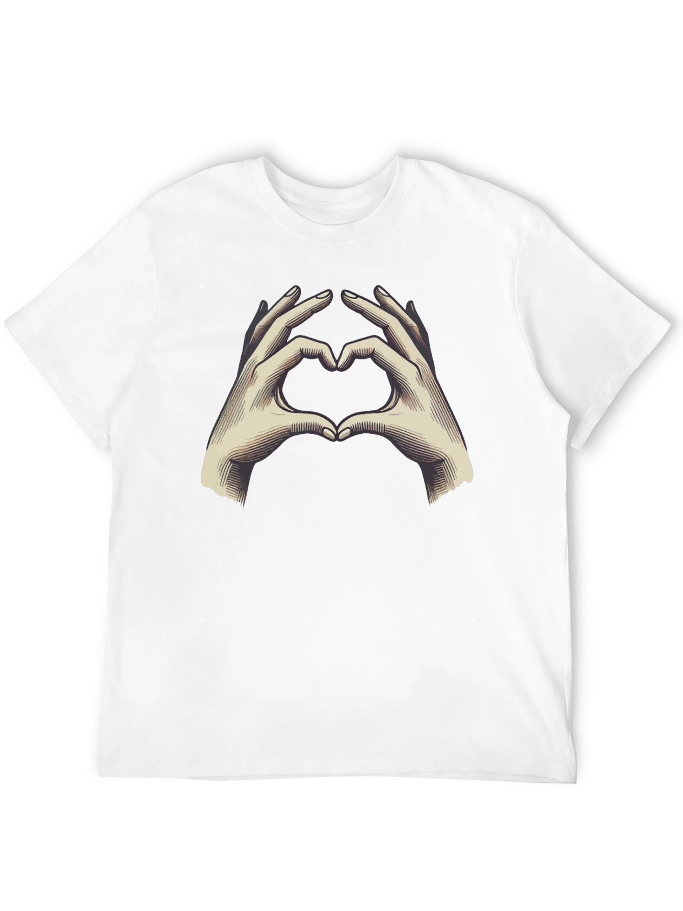 Heart Hands Graphic Tee - Express Yourself!