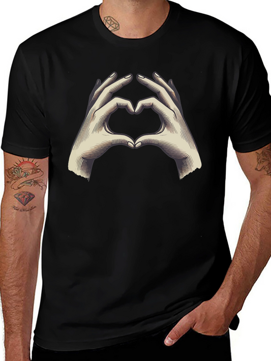 Heart Hands Graphic Tee - Express Yourself!
