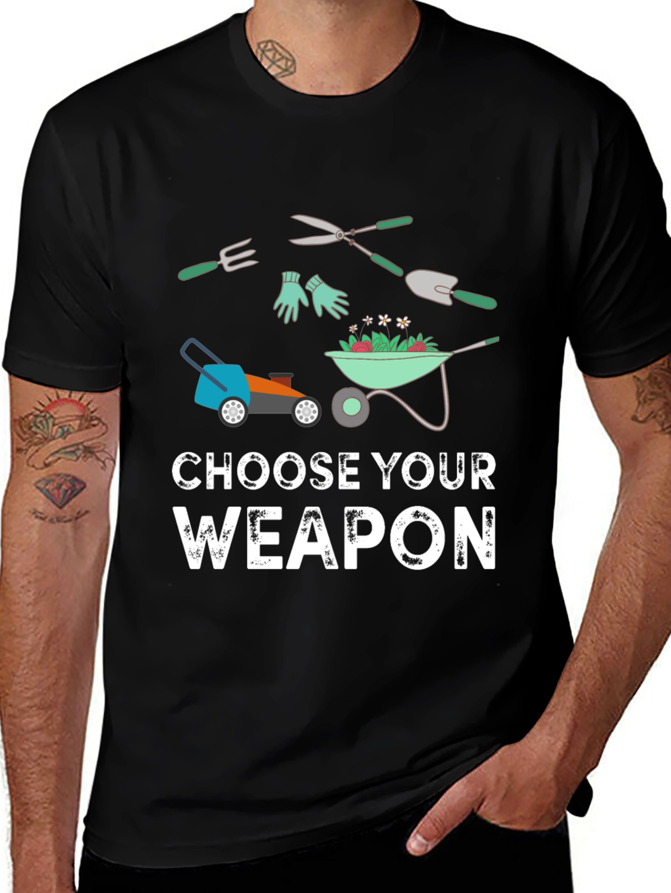 Choose Your Weapon Gardening T-Shirt