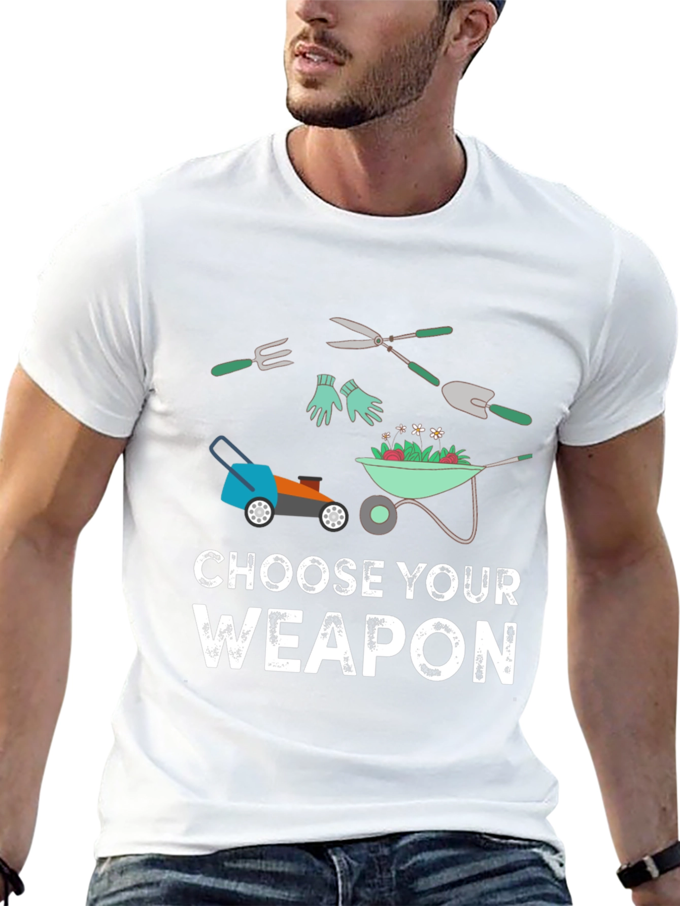 Choose Your Weapon Gardening T-Shirt