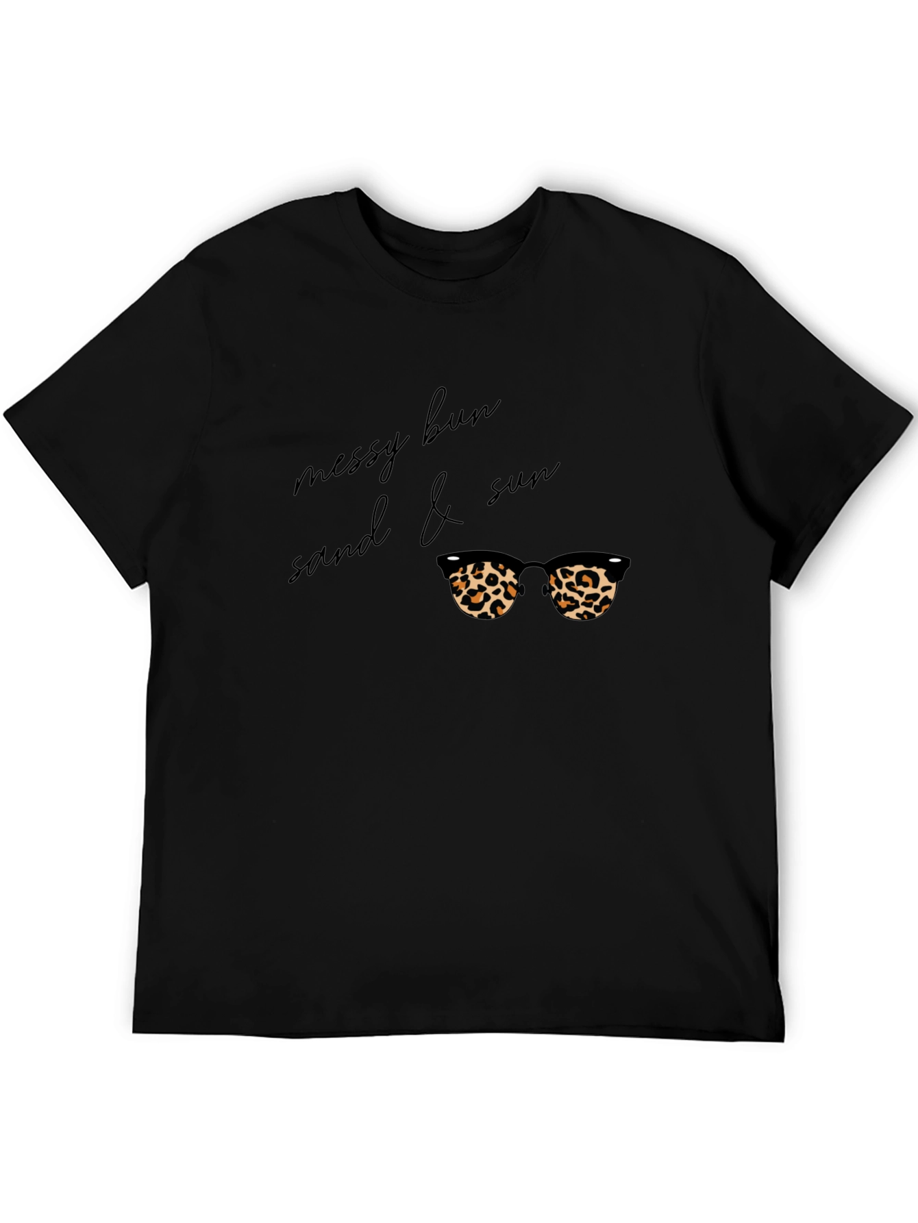 Messy Bun Sand & Sun Graphic Tee