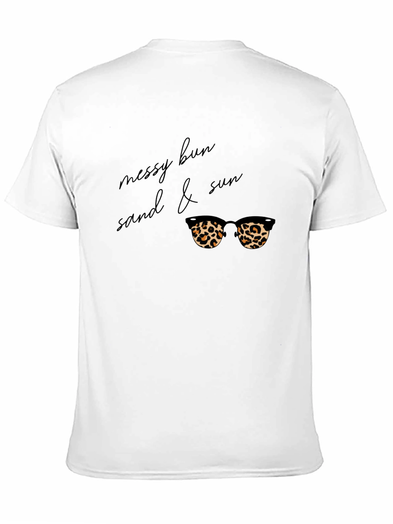 Messy Bun Sand & Sun Graphic Tee