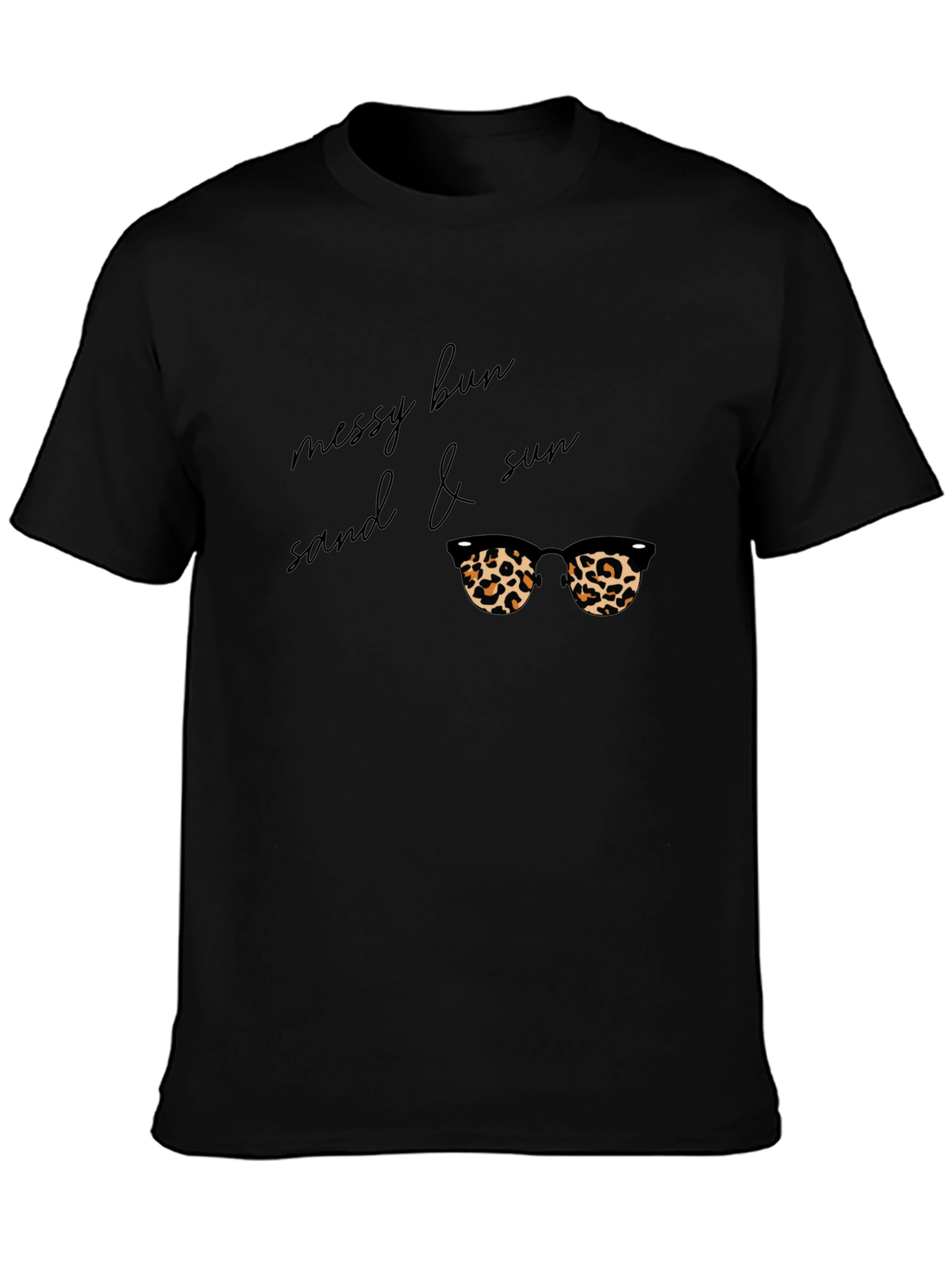Messy Bun Sand & Sun Graphic Tee