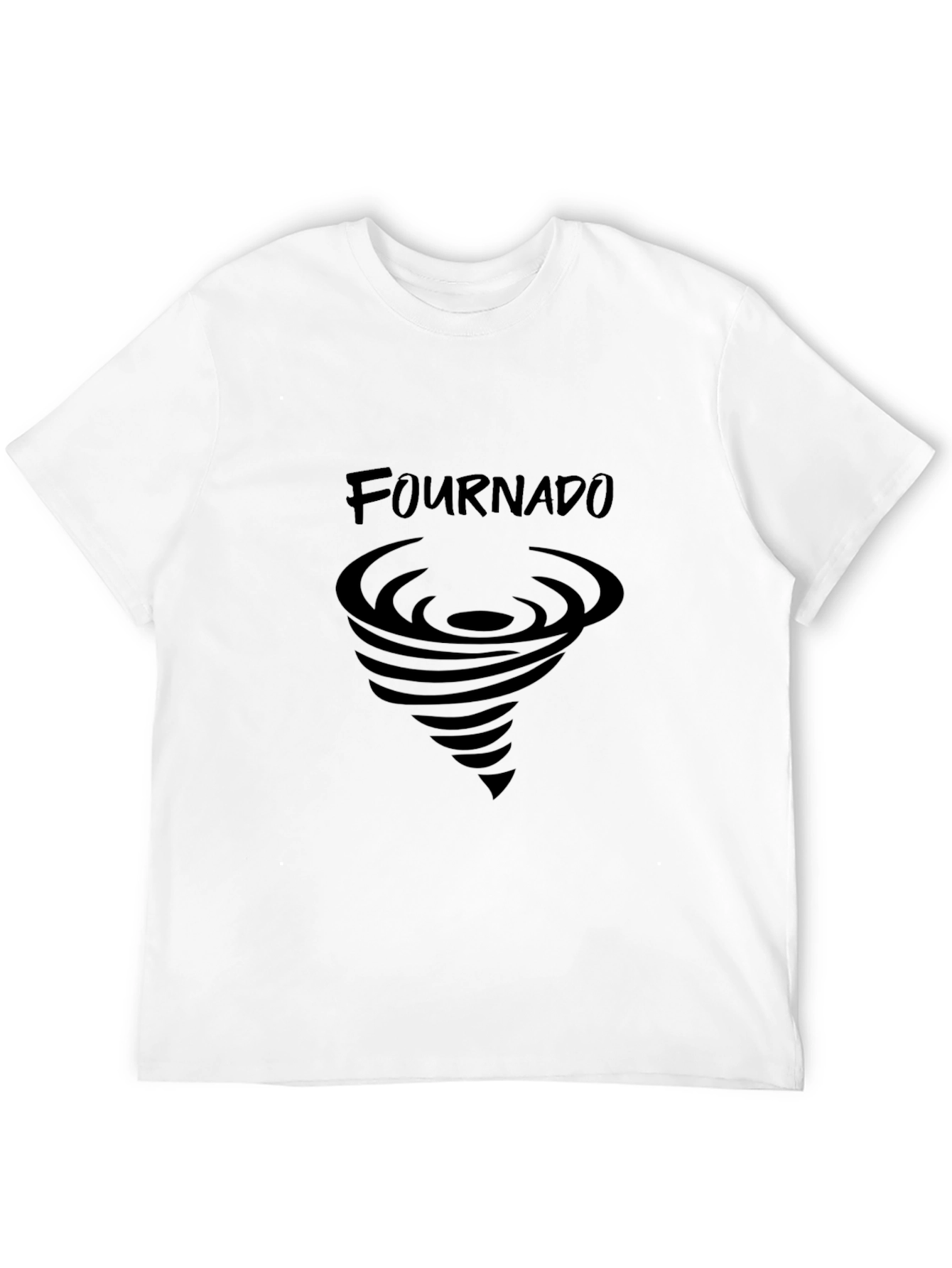 Fournado Black Graphic T-Shirt